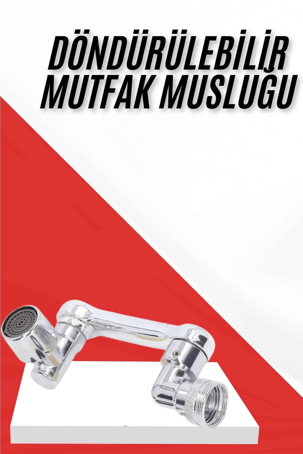 shopwave Her Yere Dönebilen Tasarruflu Mutfak Musluk Başlığı Ucu Musluk Ucu Oynar Başlıklı