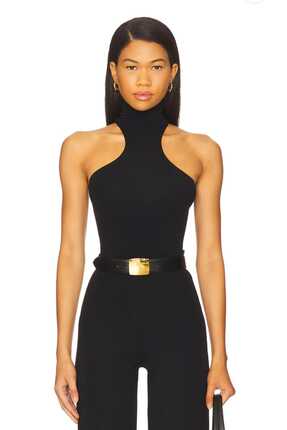 AFR CLOTHES KADIN ÇİFT KAT BALIKÇI YAKA ALTTAN ÇITÇITLI BODYSUİT