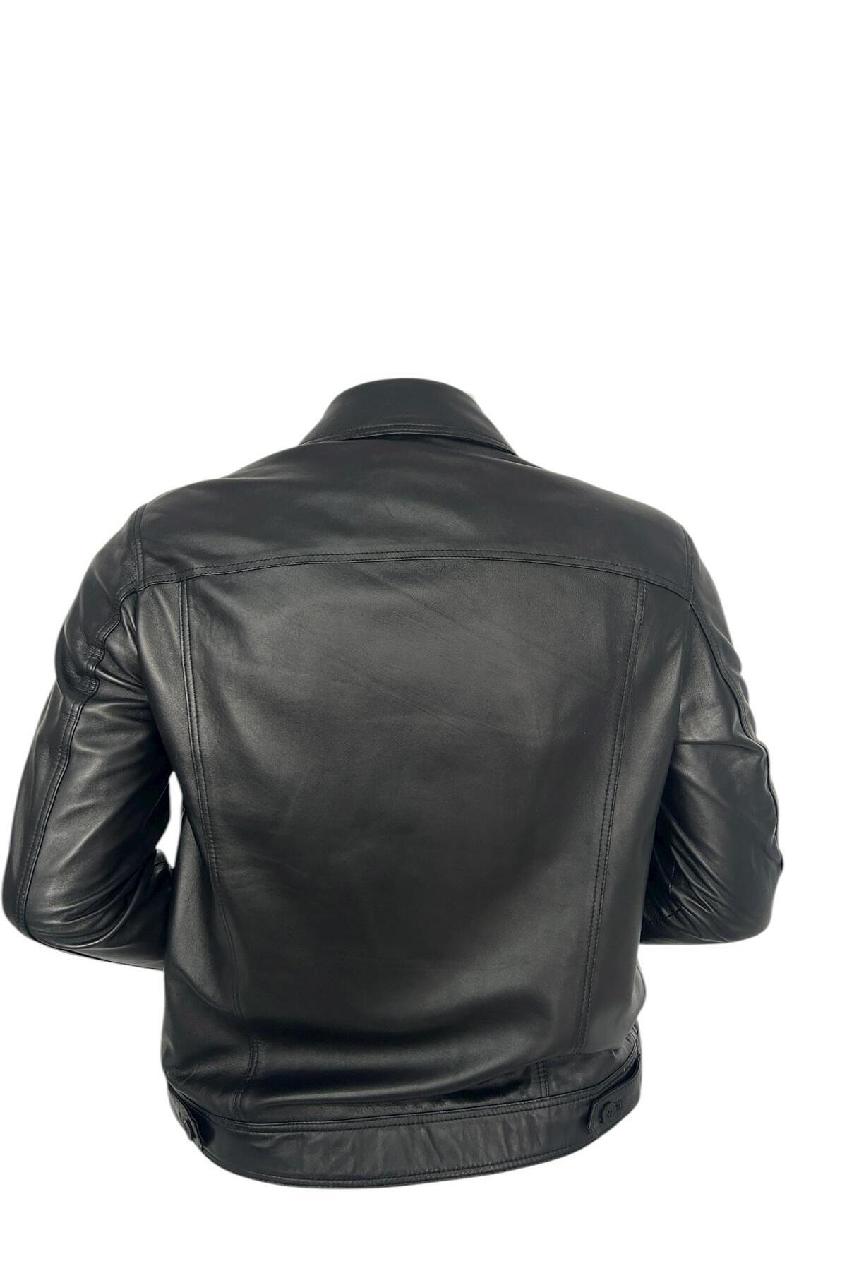 Kemal Tanca  415 K899 ERKEK HAKİKİ DERİ MONT - Görsel 3