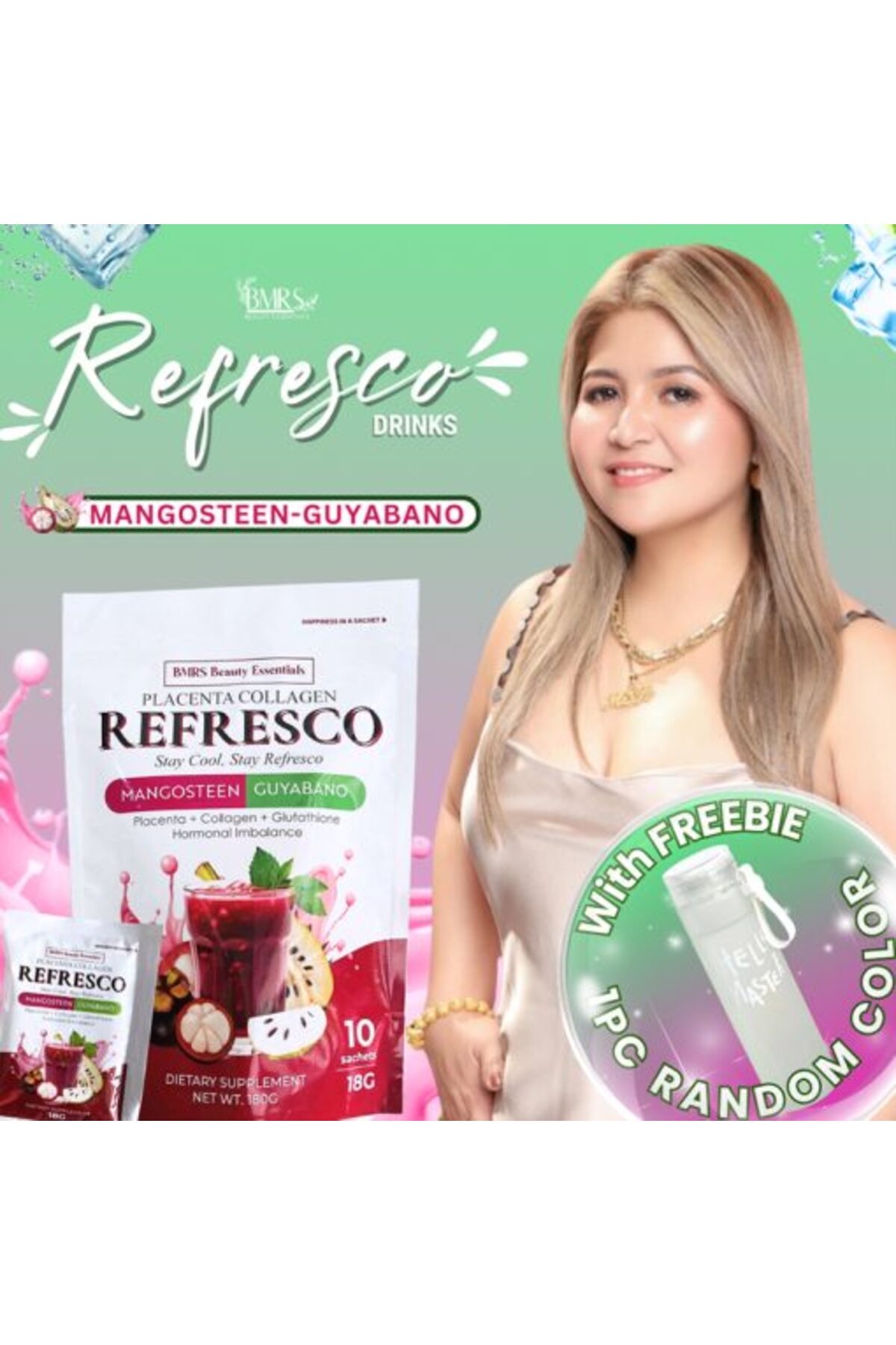 BMRS Beauty Essentials Placenta Collagen Refresco Mangosteen Guyabano  Drinks- Trendyol