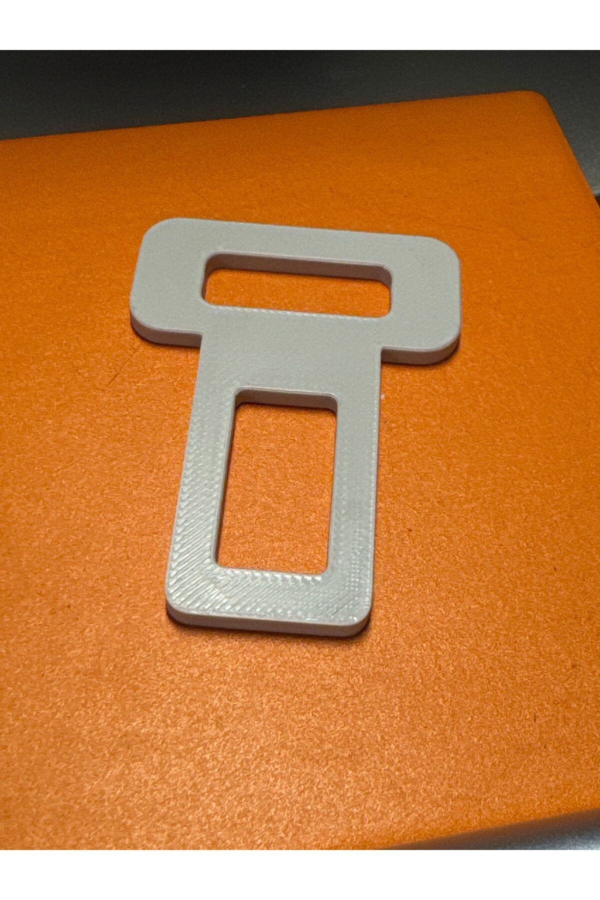 3DNOVAOFFİCİALTR Emniyet Kemer Toka 3D Baskı Beyaz 2 Adet