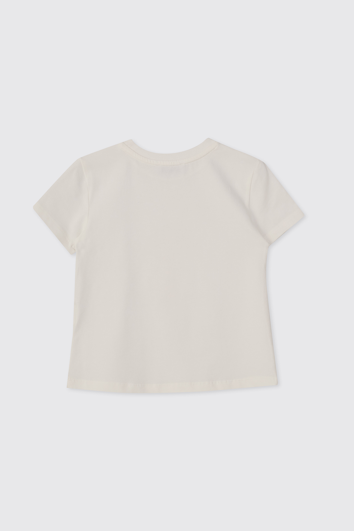 Panço Kız Bebek Kısa Kollu Beyaz Tişört fotoğrafı 2 (önizleme)