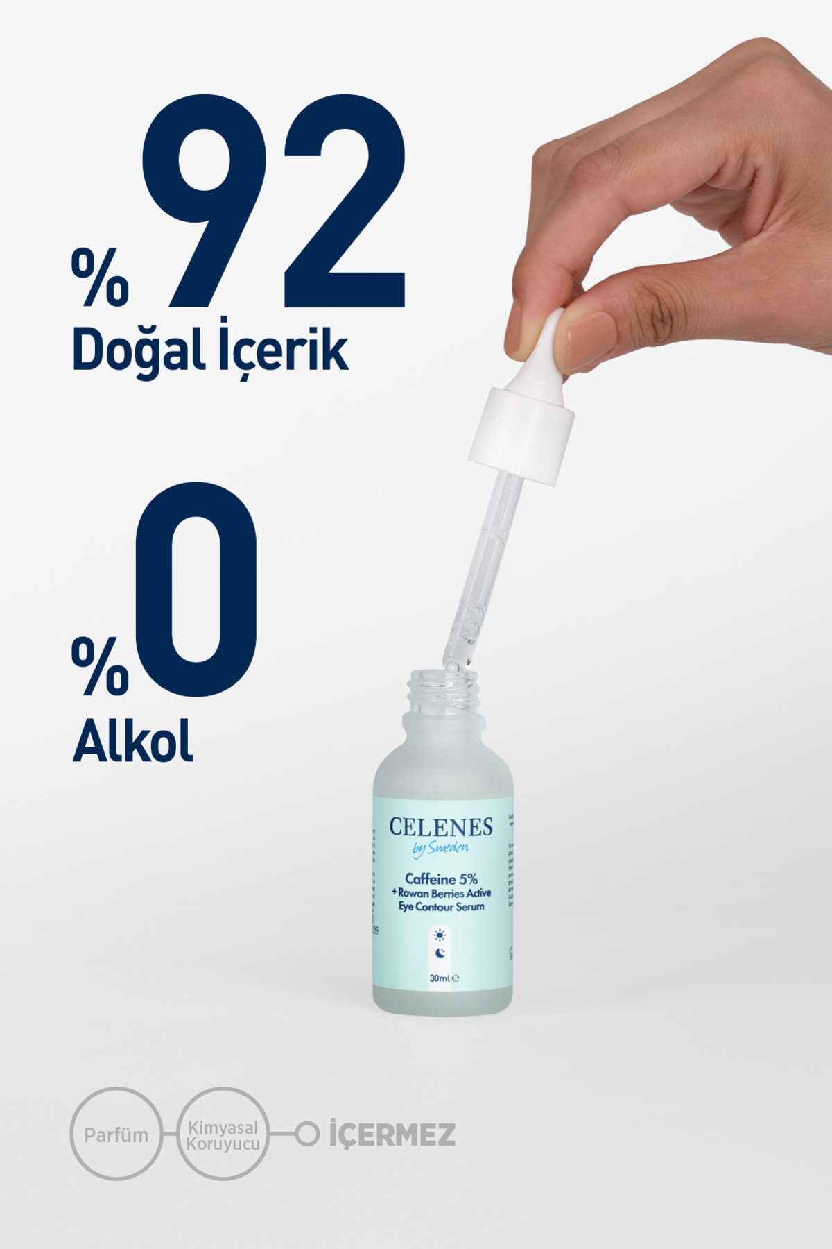 Koyu Halka Karşıtı Rena Caffeine Göz Çevresi Bakım Serumu - Rowan Berry 30 ml — TYCP1BHEKN169052341720673 — تصویر 4 از 6