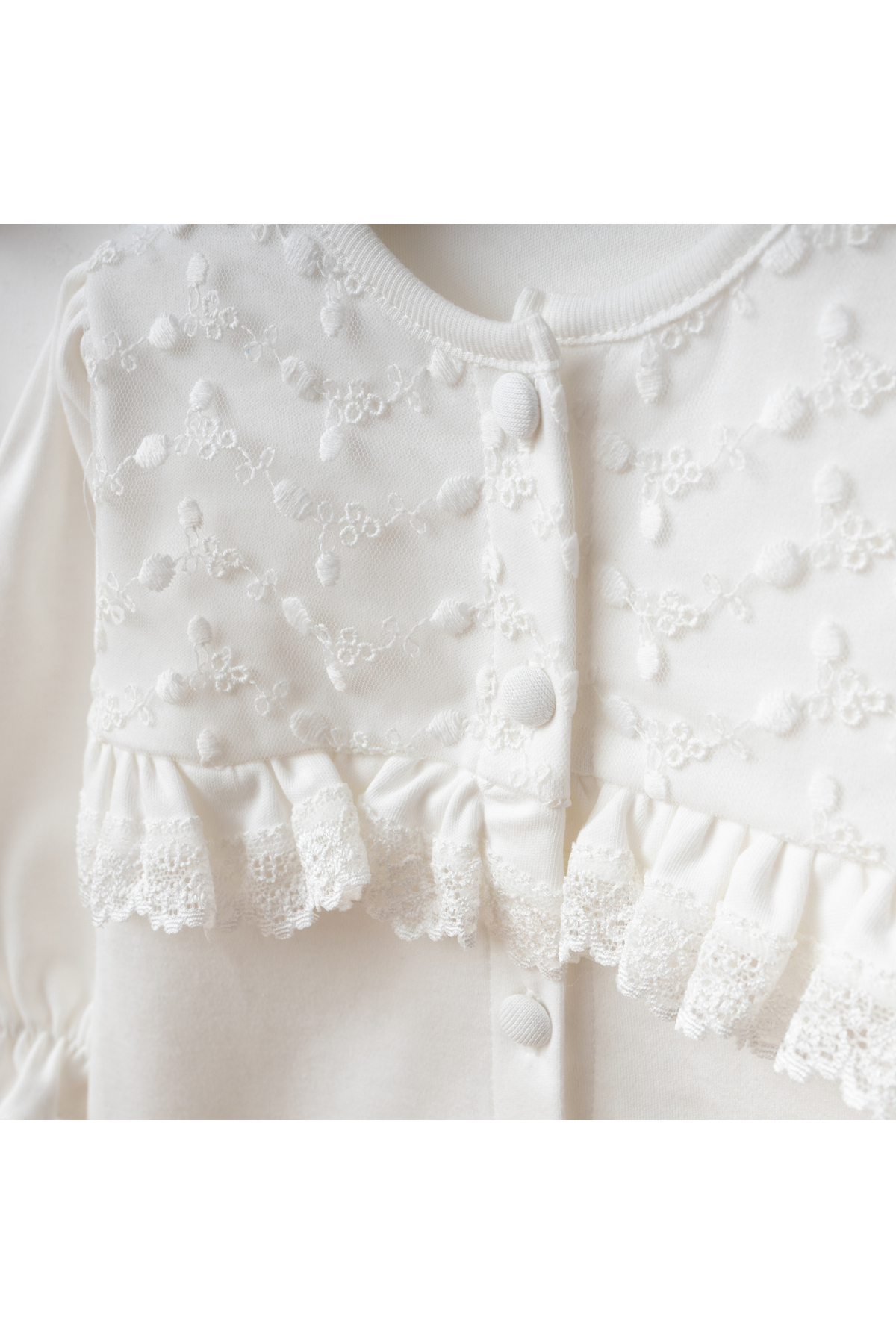 MİNİZEYN TEKSTİL Miniycool 10015 Mnz Marka Jessica Yeni Doğan Hastane Çıkışı Kız 10'lu Set fotoğrafı 2 (önizleme)