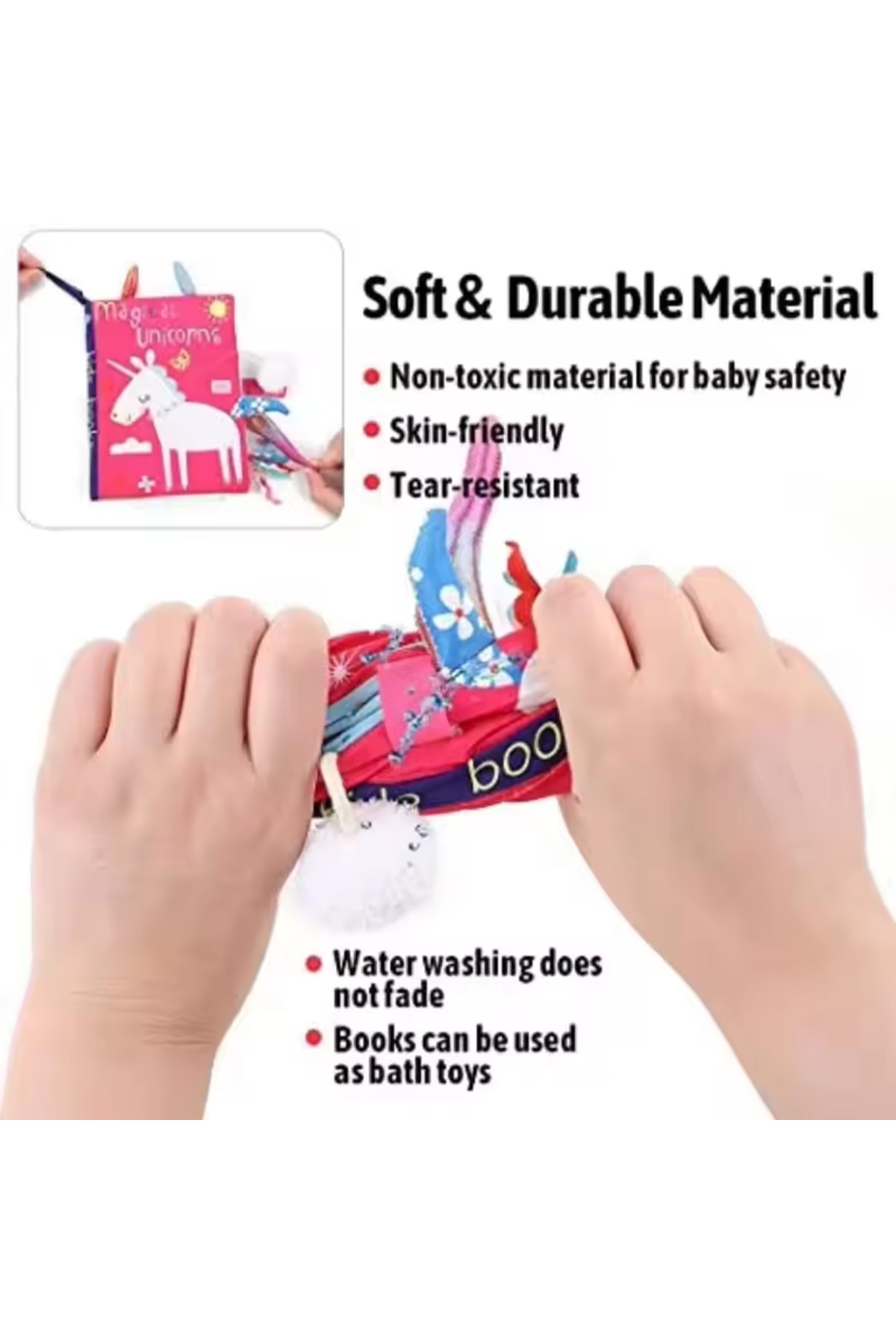 تایگر ۰–۳۶ ماهه اسباب‌بازی آموزشی اولیه نوزاد دم پارچه‌ای کتاب کاغذی پازل صدا تعاملی والد–کودک