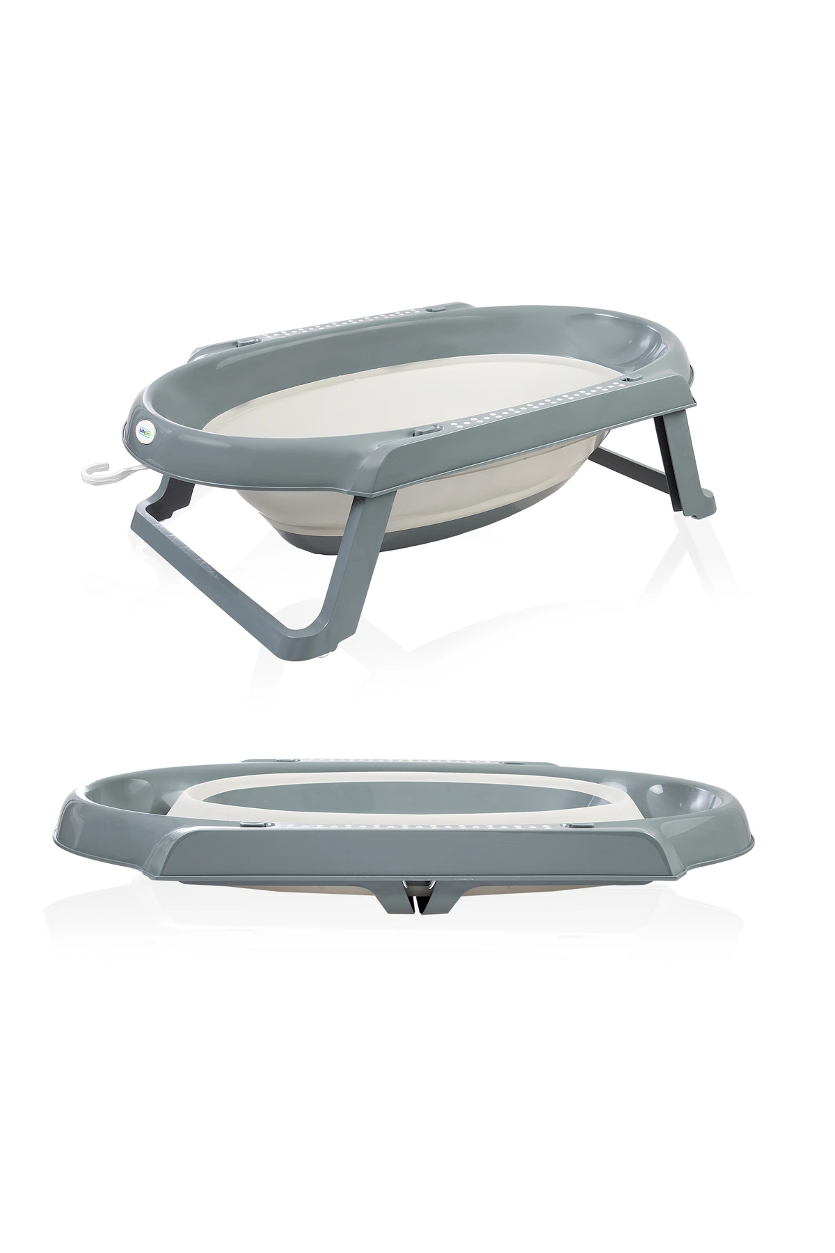 Babyjem Katlanabilen Bebek Banyo Seti Gri fotoğrafı 4 (önizleme)