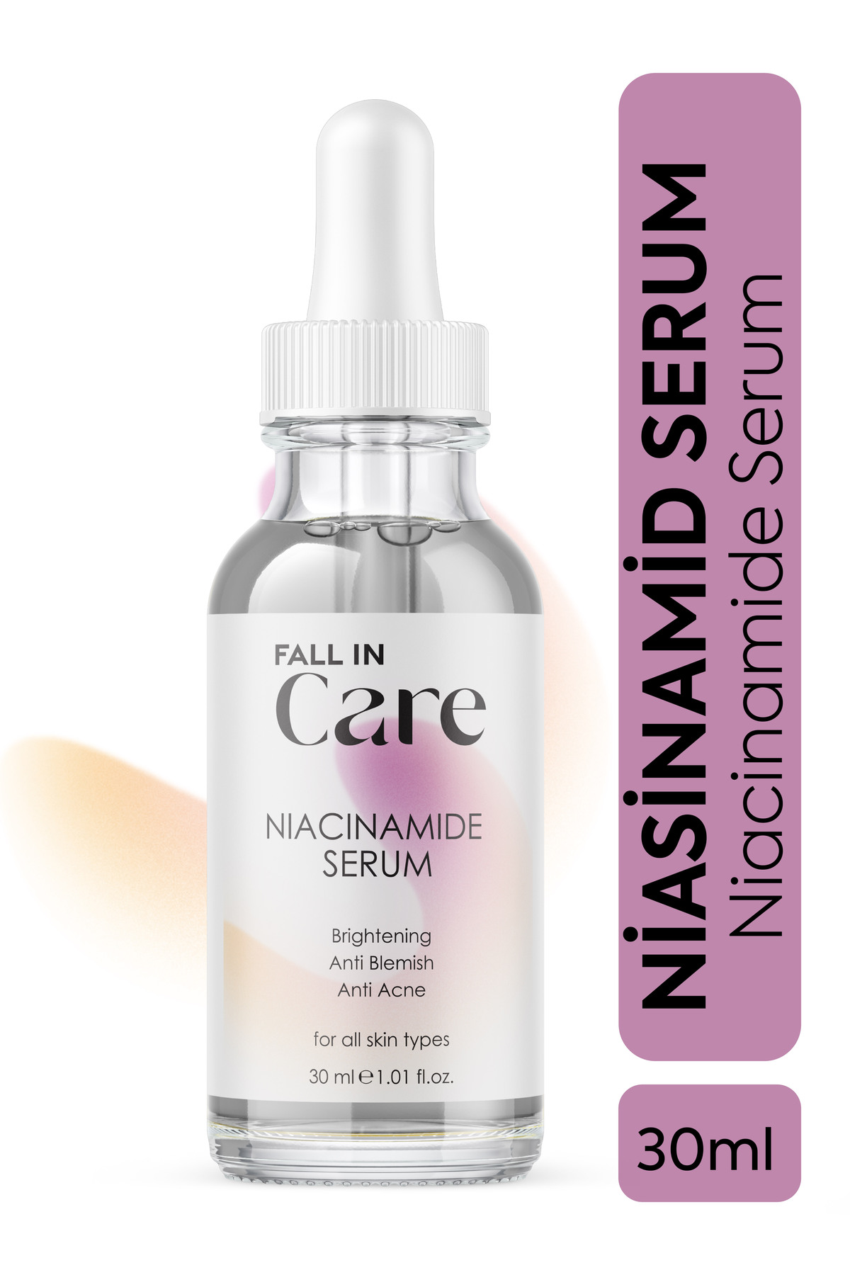 Niacinamide Serum, Siyah Nokta ve Sivilce Karşıtı, Gözenek Sıkılaştırıcı Cilt Bakım Serumu, 30ml — FICNS01 — تصویر 2 از 8
