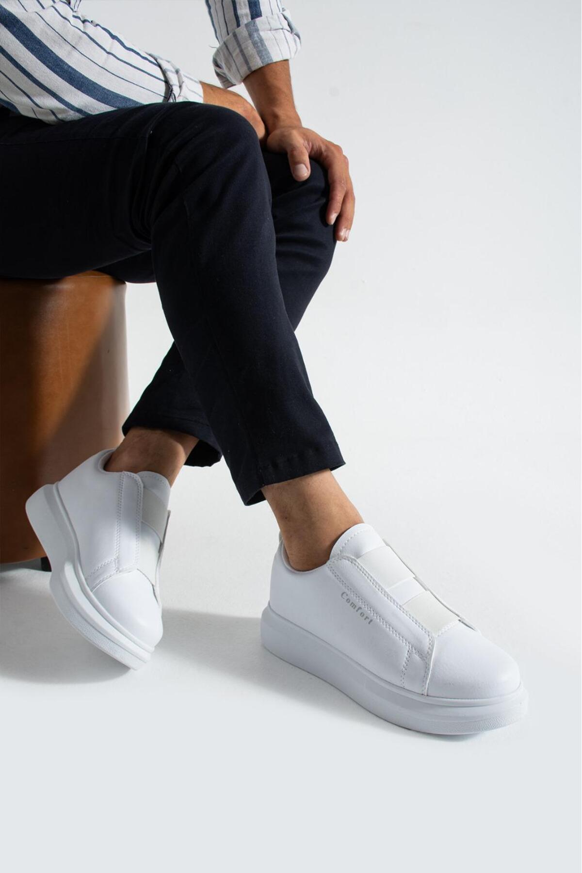 Jack Lion Erkek Sneaker Yüksek Taban Ayakkabı Efgcmfrt109 görsel 7