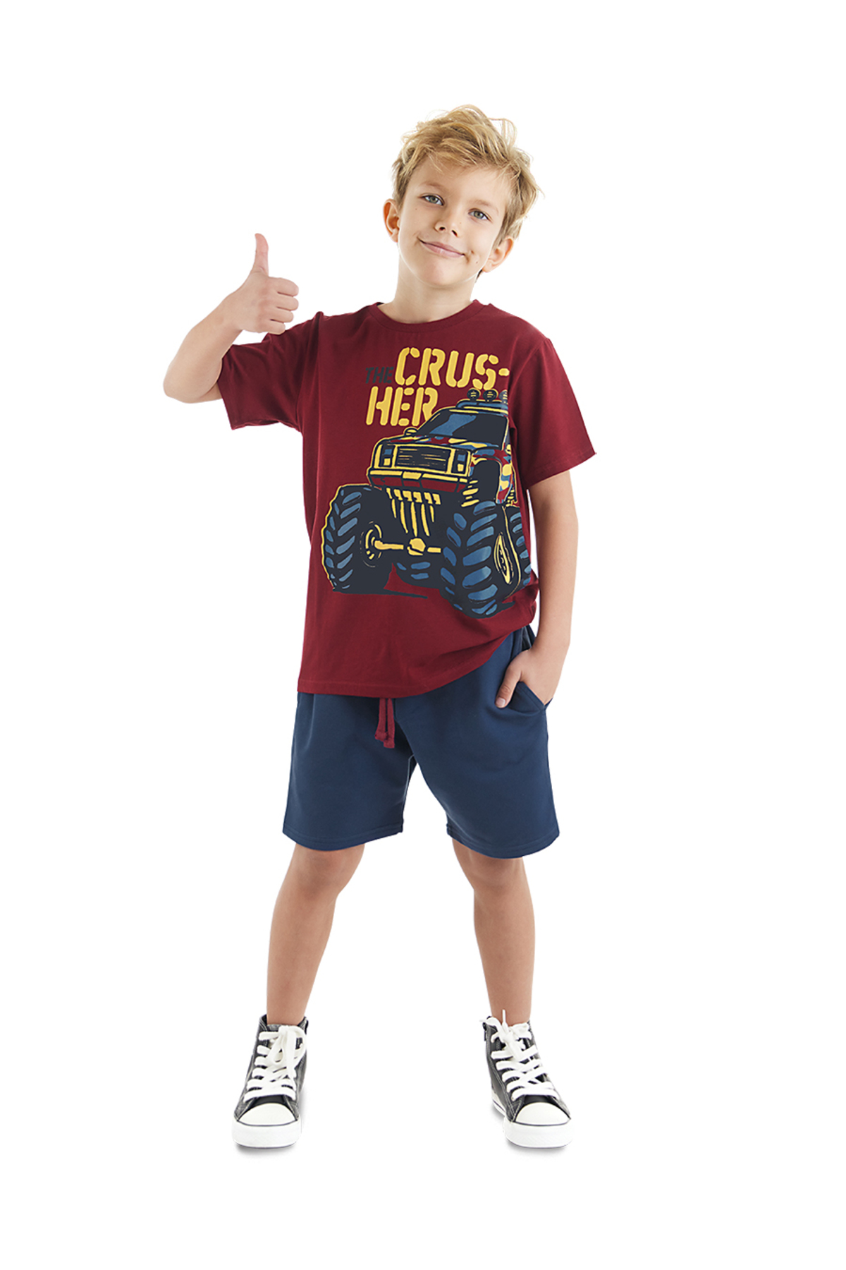 ست تی‌شرت و شلوارک پسرانه Crusher
