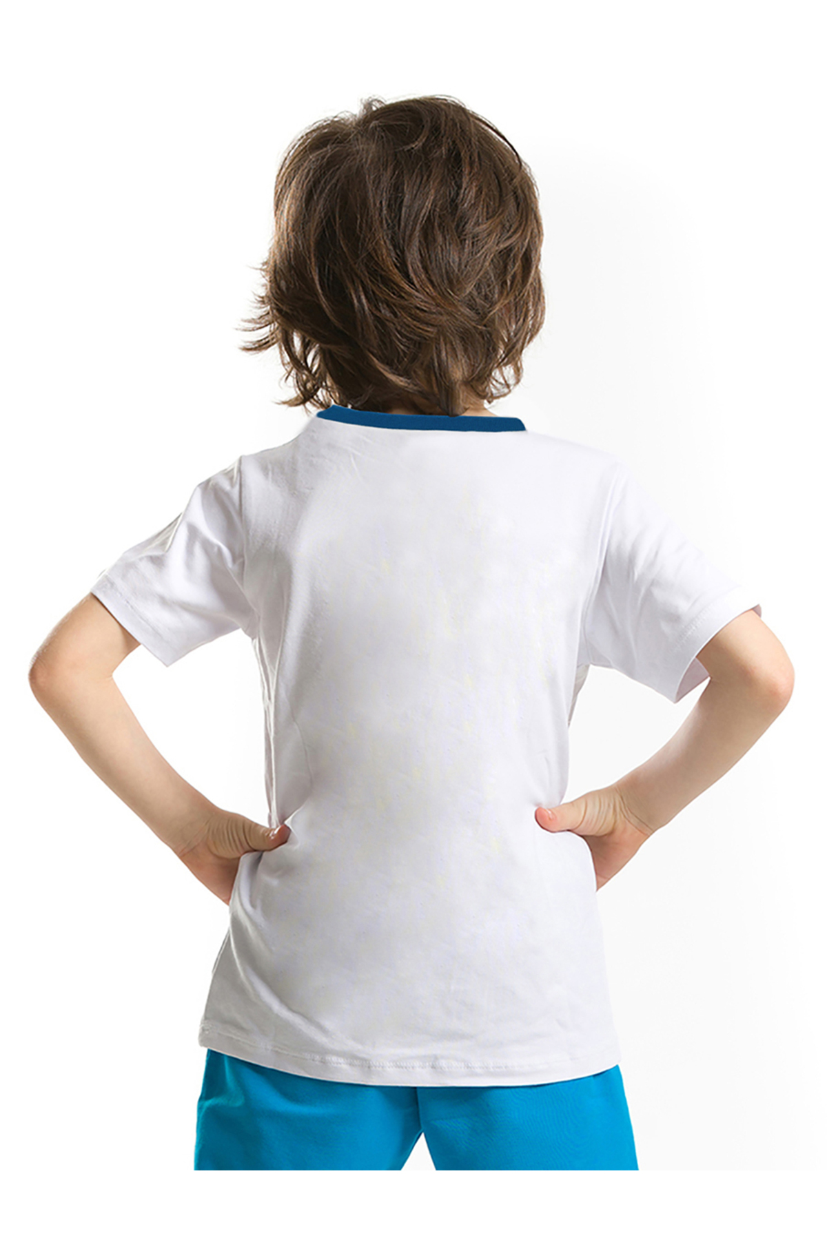 شلوارک پسرانه طرح حیوان فاق نرمال | دنو کیدز Denokids CFF-19Y1-161 - تصویر 2