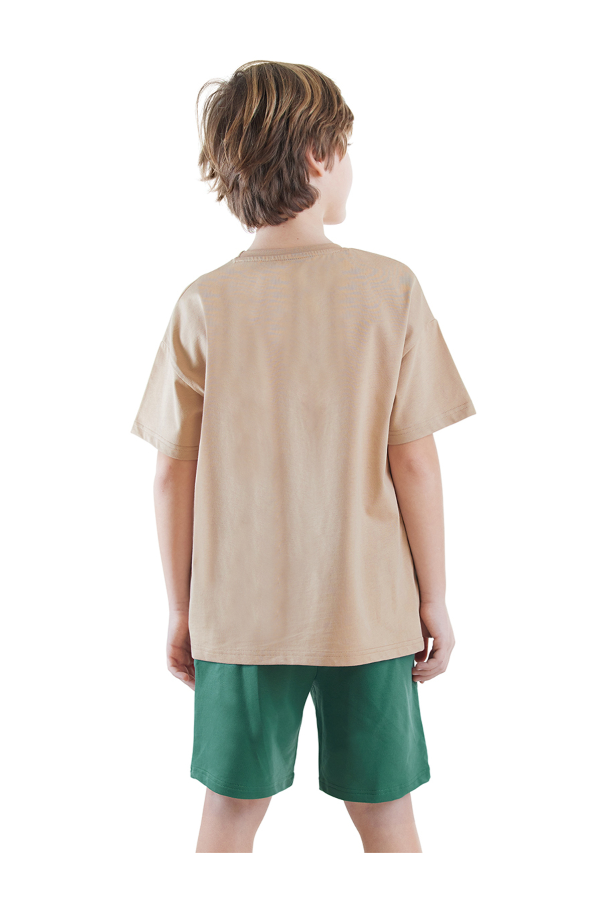 تی شرت پسرانه طرح حیوانات آستین کوتاه | دنو کیدز Denokids CFF-25Y1-059 - تصویر 2