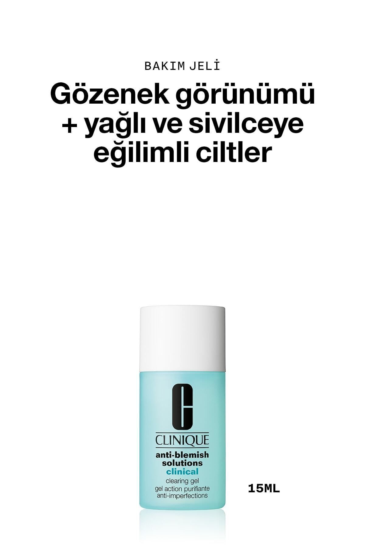 Clinique Anti-Blemish Solutions™ Clinical Siyah Nokta ve Görünümünü Azaltan Bakım Jeli 15 ml — 020714612221