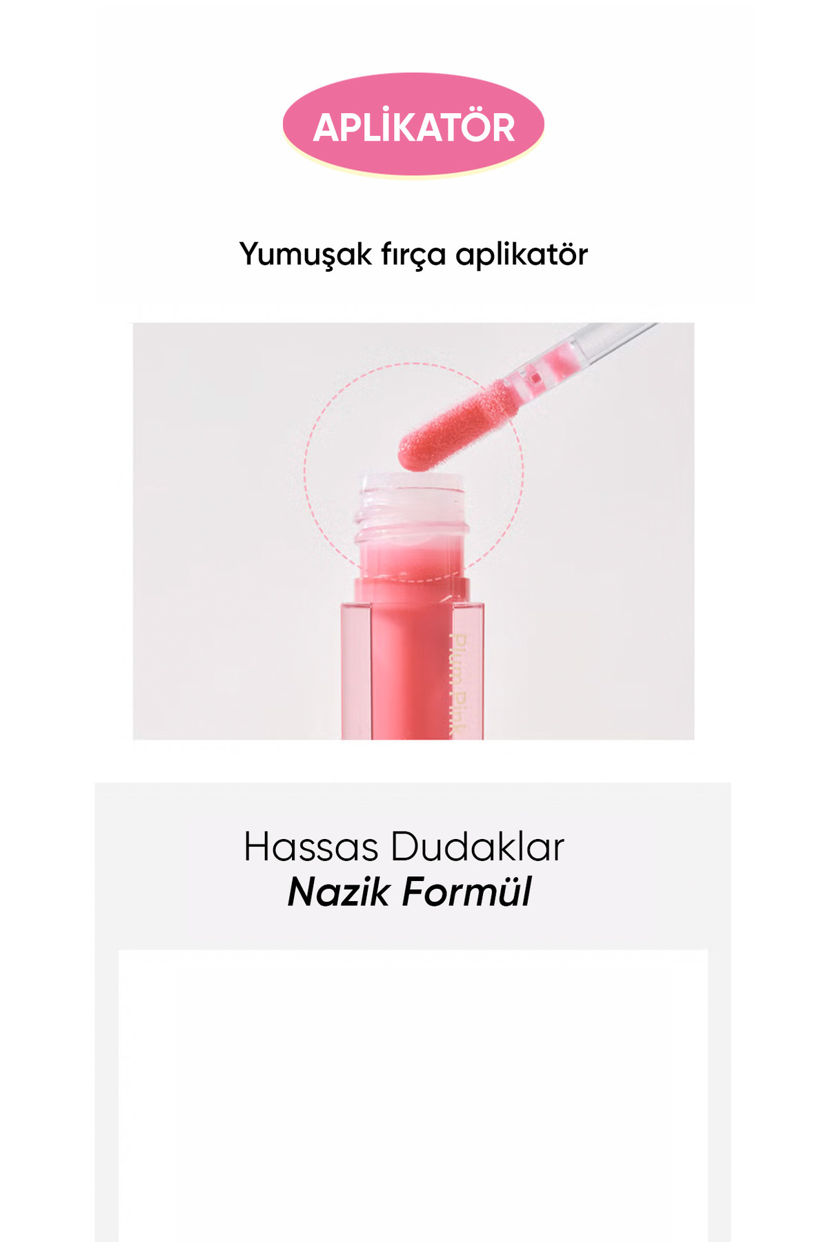 Dolgun Görünüm Sağlayan Dudak Bakım Serumu Collagen Glow Lip Serum — صورتی CleaGlowLip00 — تصویر 6 از 6