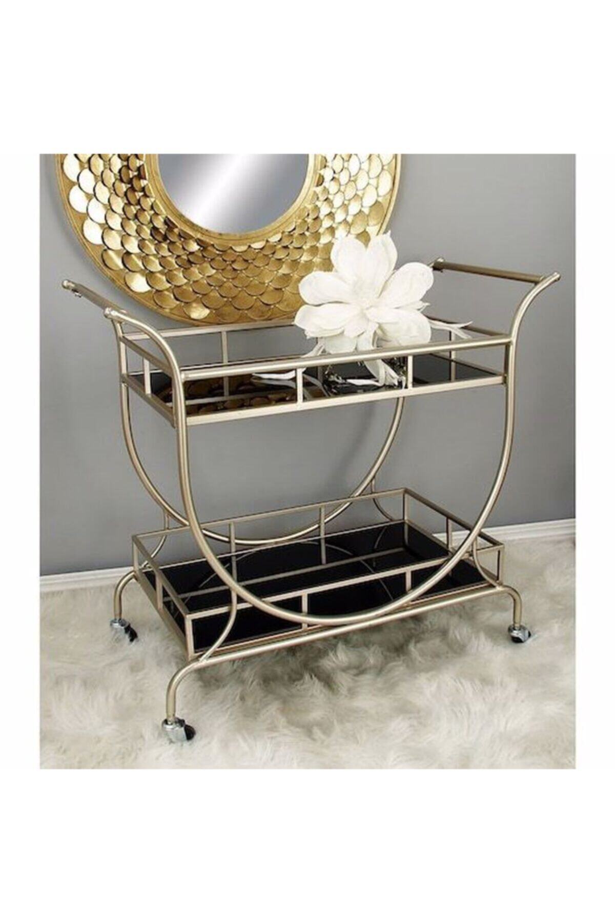 MERZANA Paris Bar Arabası, Gold Servis Arabası