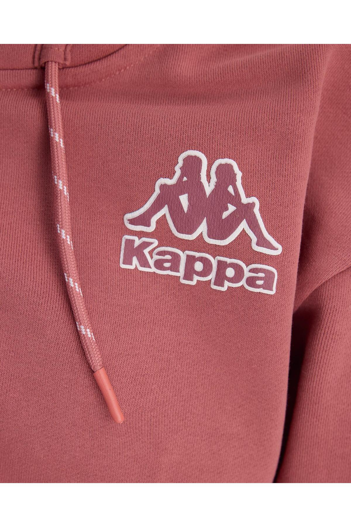 Kappa Logo Femisa Tur Kadın Gül Kurusu Comfort Fermuarlı Eşofman Üstü görsel 3