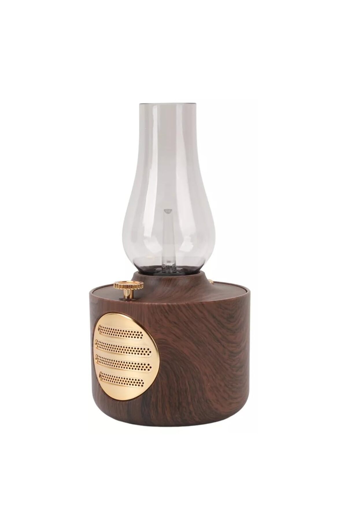 Delixa Aksesuarcı Retro Gaz Lambası Şeklinde Dimmerli Işıklı Bluetooth Hoparlör Başucu Lambası Fonksiyonlu