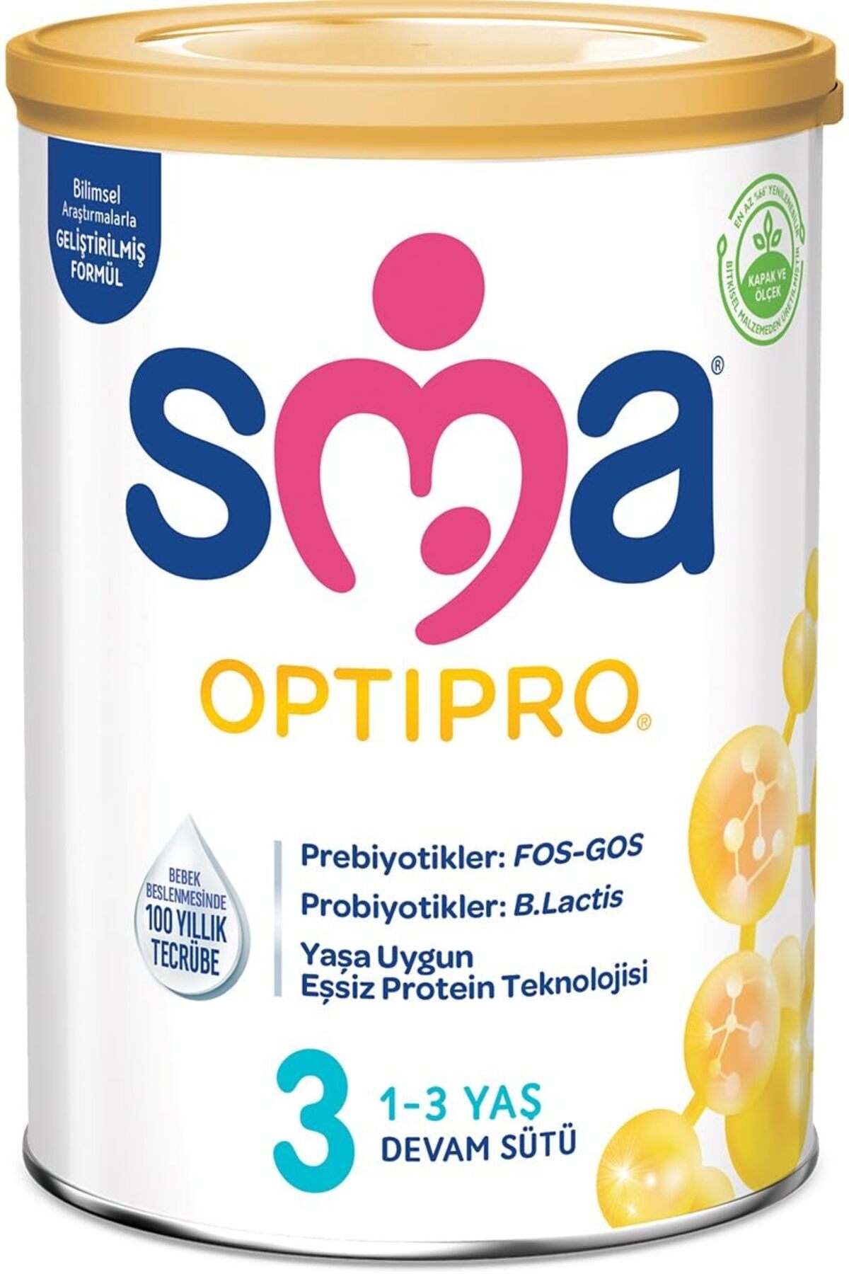 Delixa SMA Optipro 3 Devam Sütü (1-3 Yaş, 400 g)
