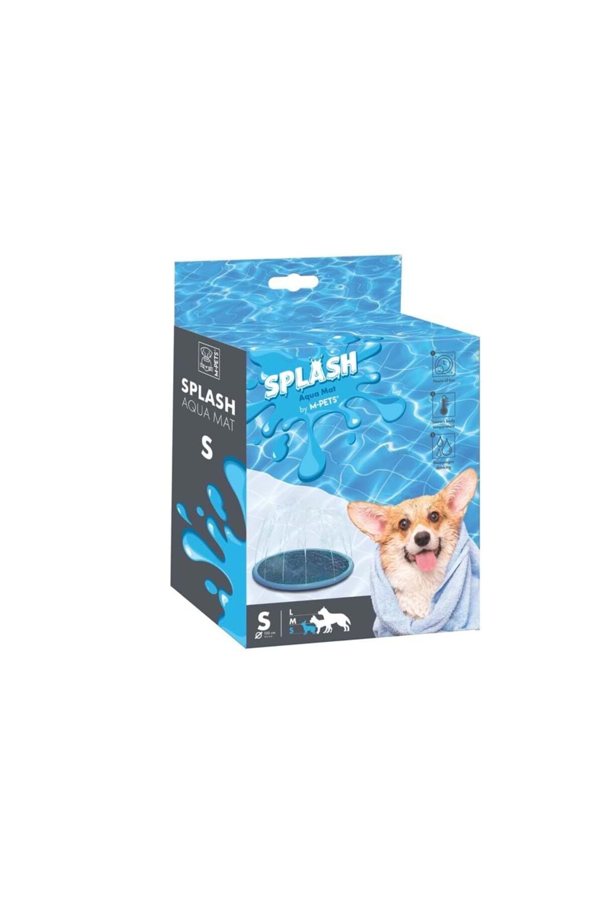 Shop a Way M-PETS SPLASH AQUA MAT OYUN HAVUZU FİSKİYELİ 100CM (S)