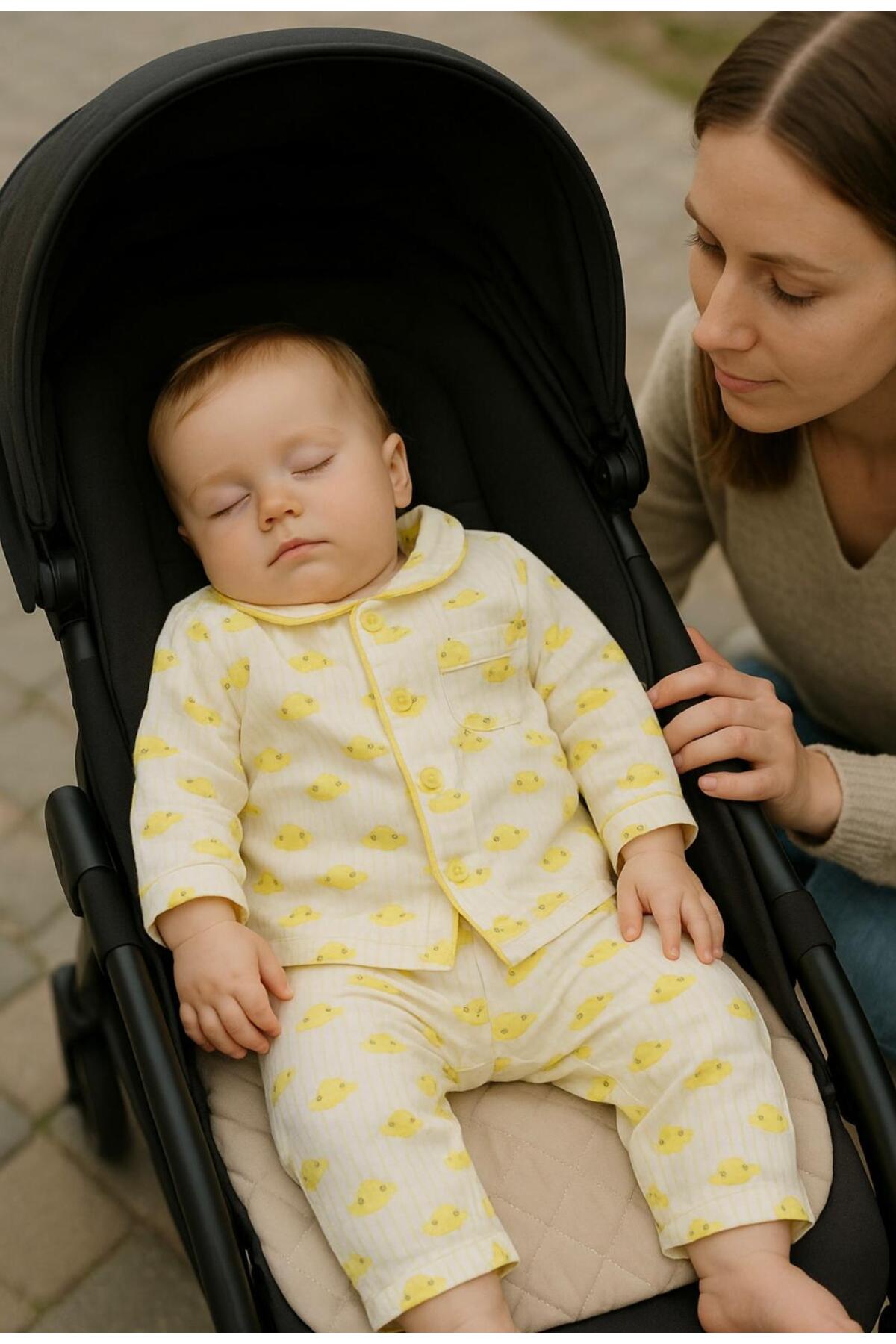 anne dokunuşu gibi KUZUM BEBE Ayıcıklı Organik Yenidoğan Fitilli Kumaş Erkek Ve Kız Bebek 2’li Hastane Çıkışı Pamuk Takım fotoğrafı 3 (önizleme)
