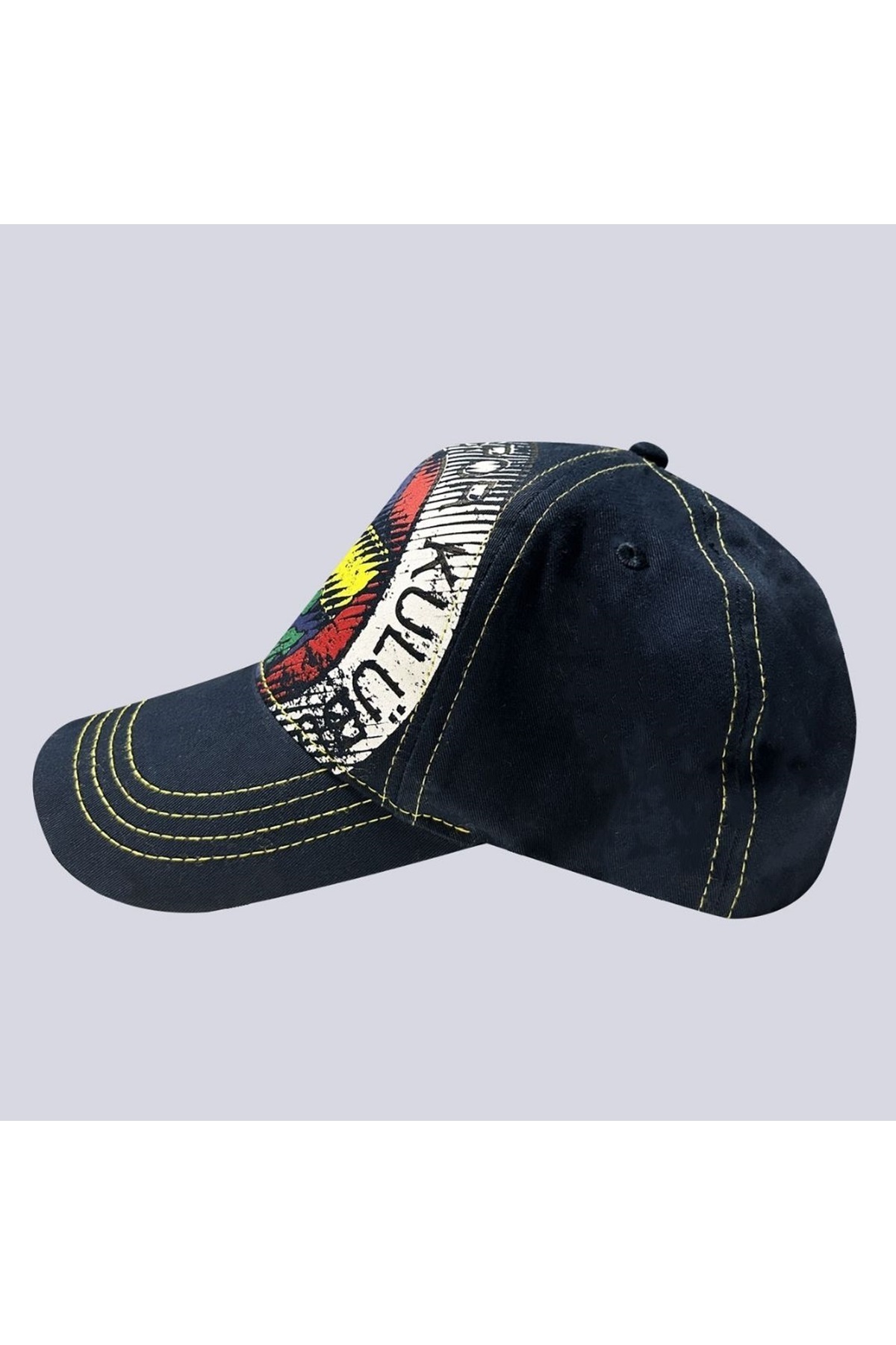 Fenerbahçe  Fenerbahçe S.K. 25/26 Sezon Tribün 6 Renk Brush Logolu Unisex Şapka LACİVERT - Görsel 3