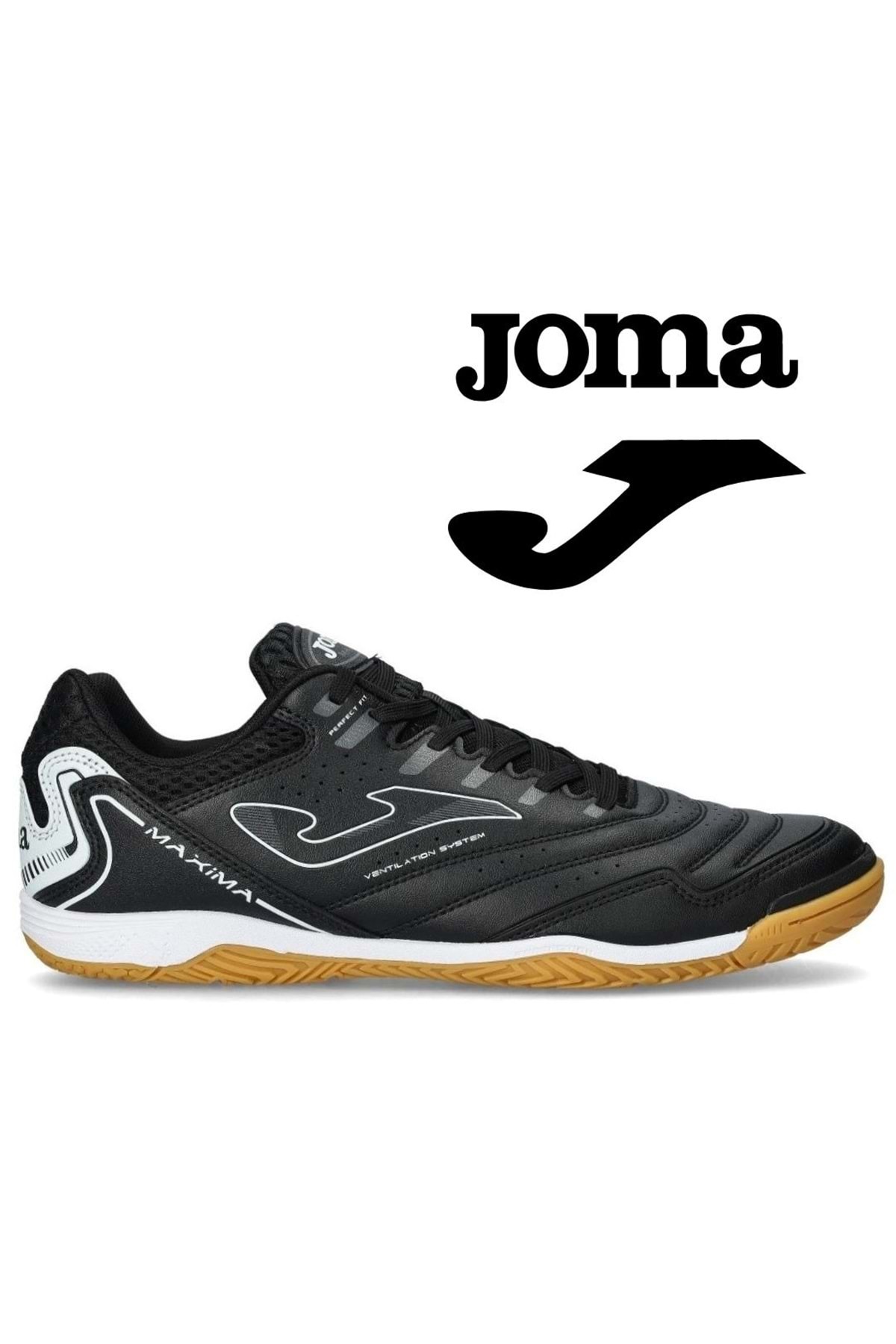 Joma Maxima 2501 Negro Indoor Futsal Ayakkabısı - Siyah - 45
