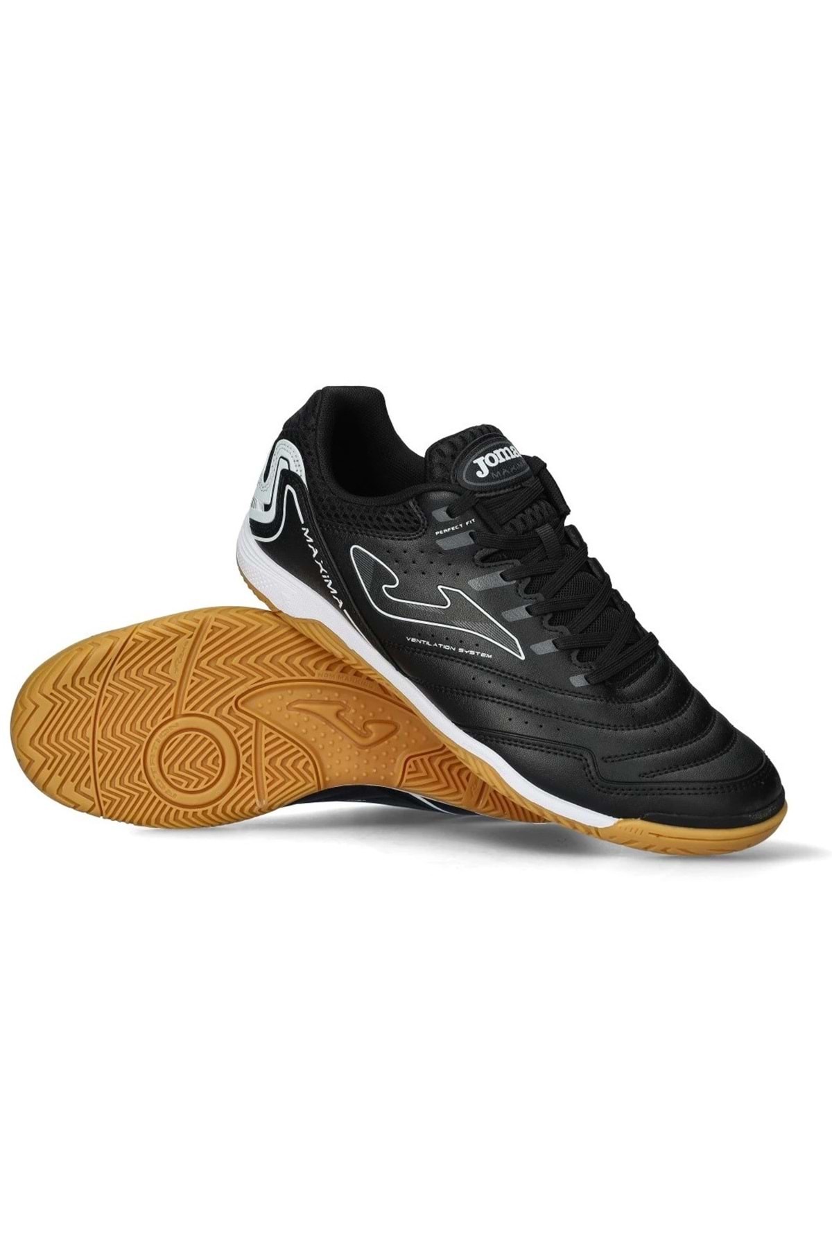 Joma Maxima 2501 Negro Indoor Futsal Ayakkabısı - Siyah - 45 görsel 2