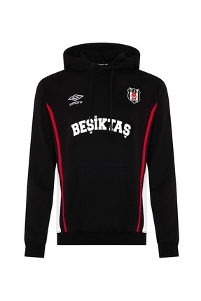 Beşiktaş S.K. Bjk Umbro 25/26 Takım Antrenman Pamuklu Erkek Kapüşonlu Sweatsh...
