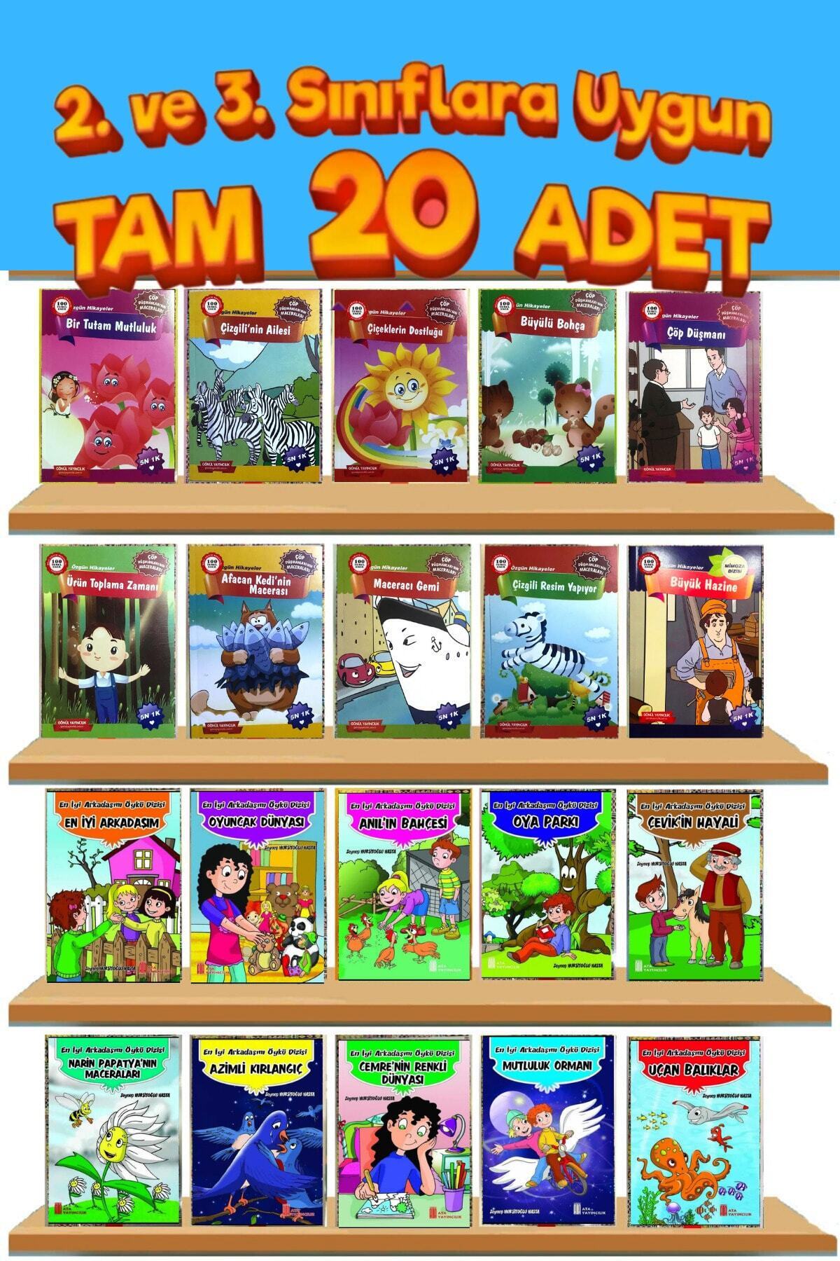 GÖNÜL YAYINCILIK 2.ve 3.sınıf Öğrencileri Için Okuma Kitabı 20'li Hikaye Seti Harry Evony TonguAta fotoğrafı 2 (önizleme)