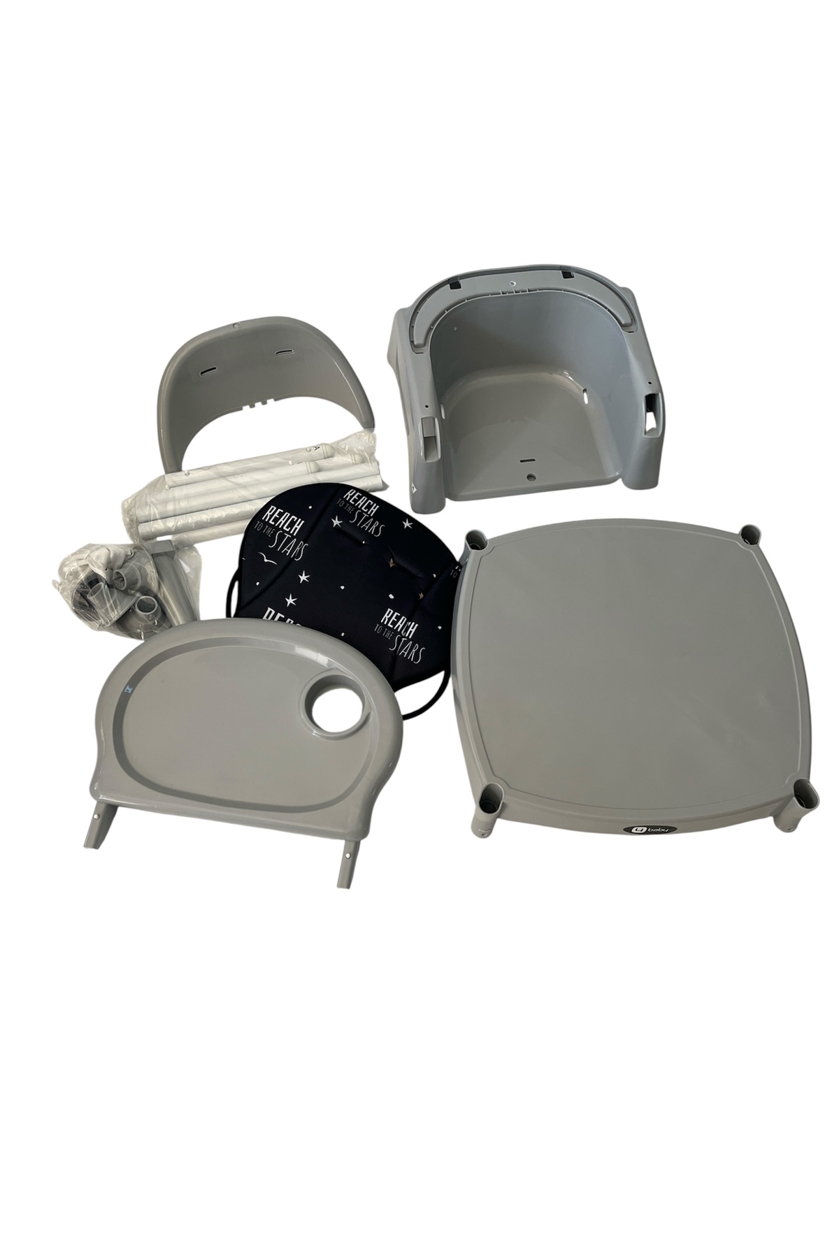 liabebek Eko Plastik Mama Sandalyesi Beyaz "mindersiz" fotoğrafı 4 (önizleme)