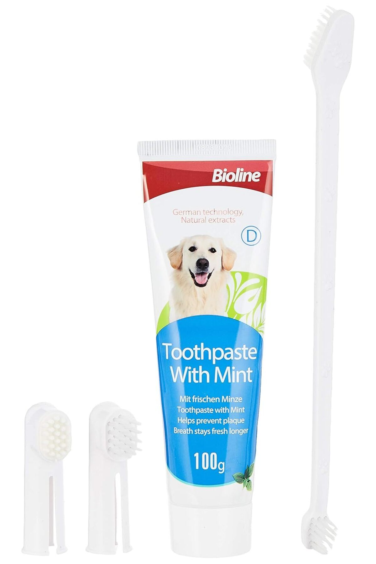 Hype Store Bioline Nane Aromalı 100 gr Köpek Ağız Bakım Seti