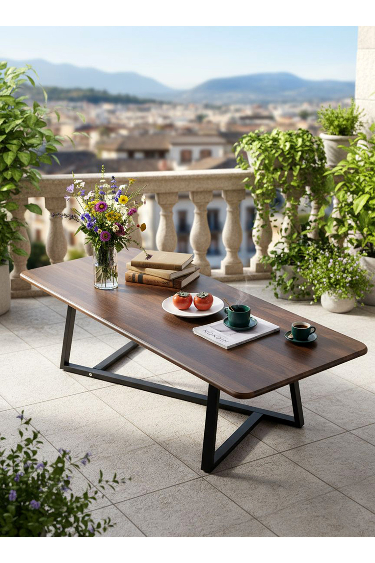 طاولة مستطيلة متعددة الاستخدامات، إطار فولاذي عالي...