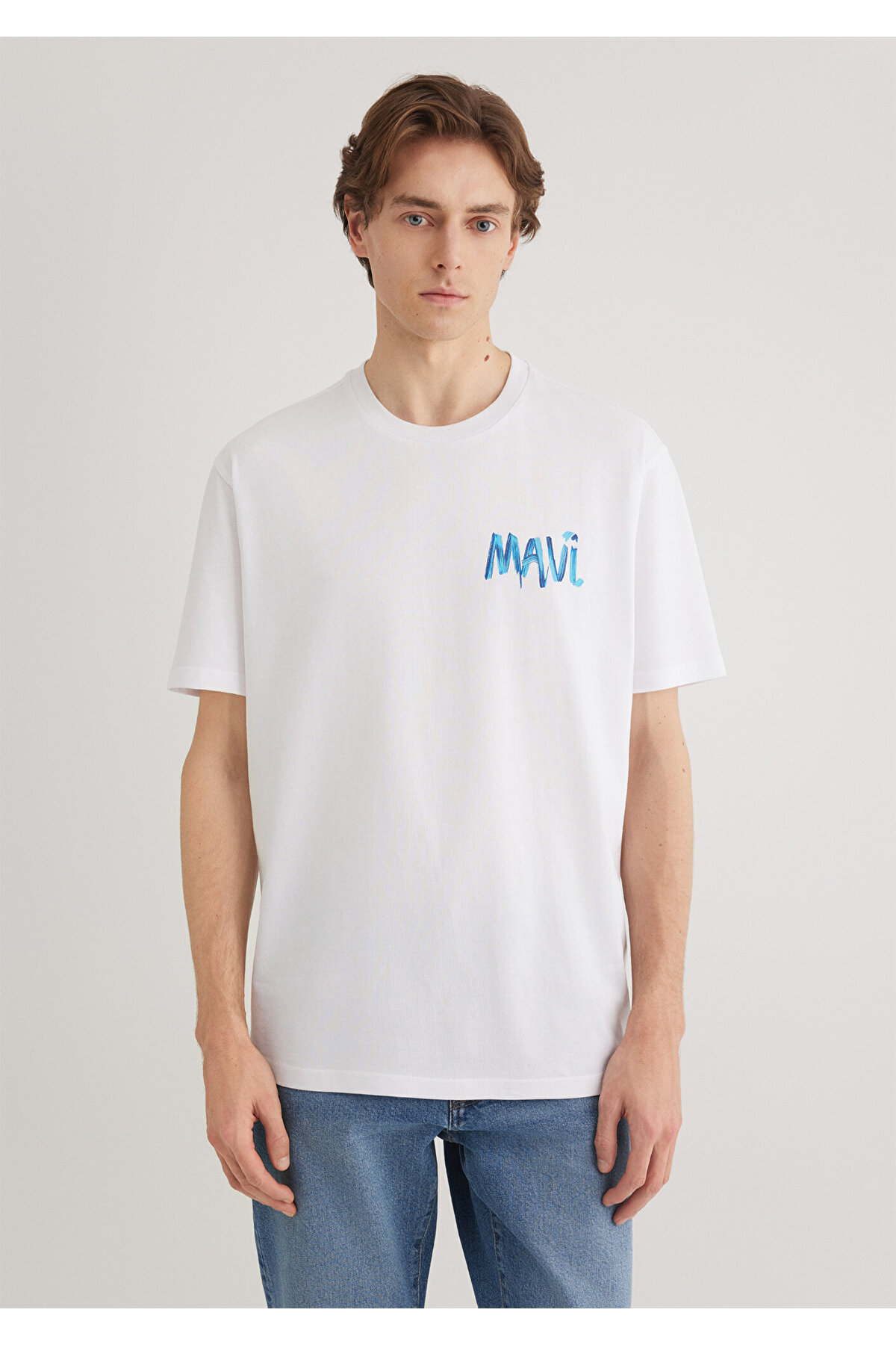 تی شرت مردانه راسته آستین استاندارد | ماوی Mavi 612468 - تصویر 4