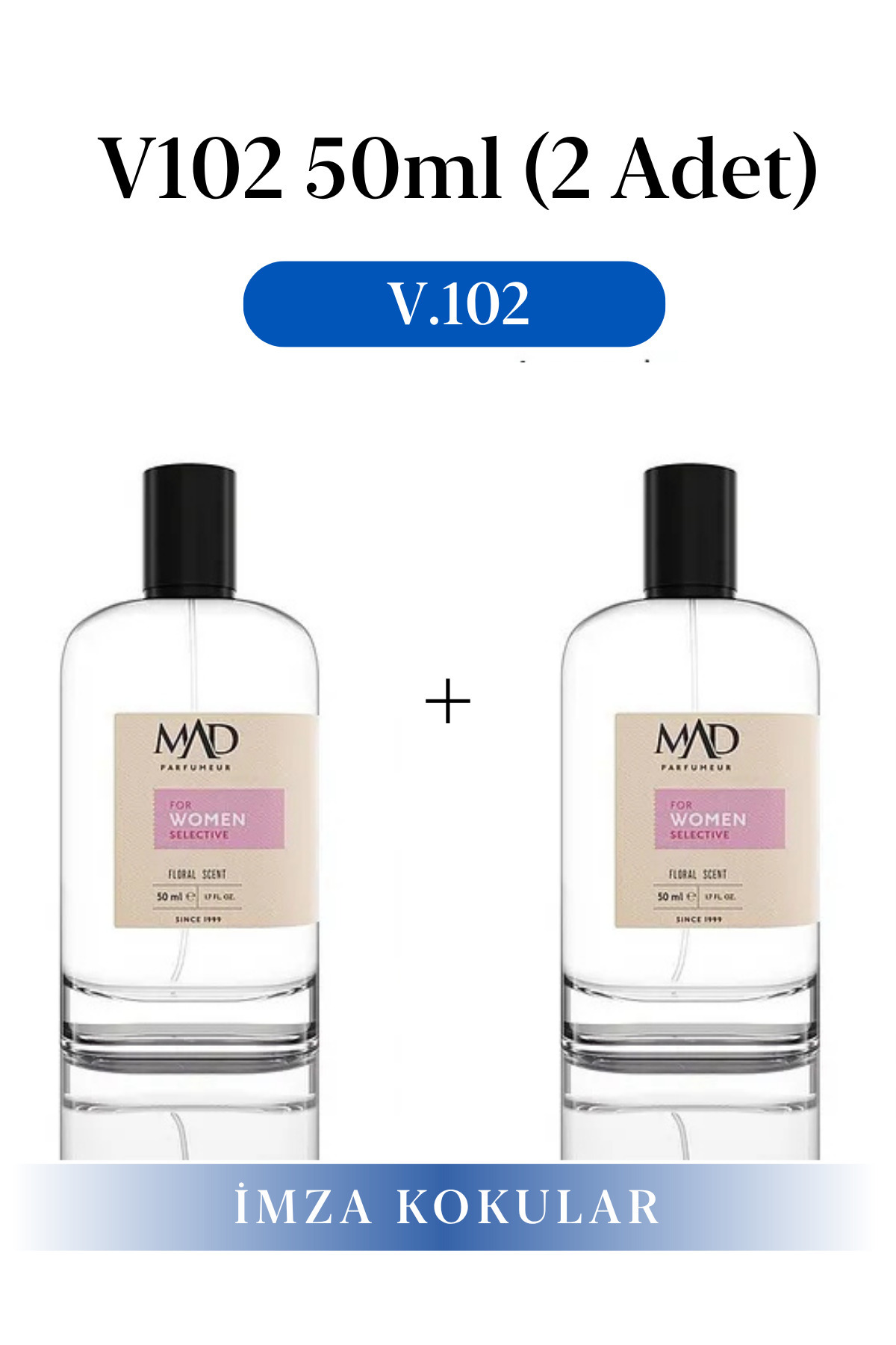 Mad Parfüm 2 Adet 50 ml V102 Selective Kadın Parfüm Seti