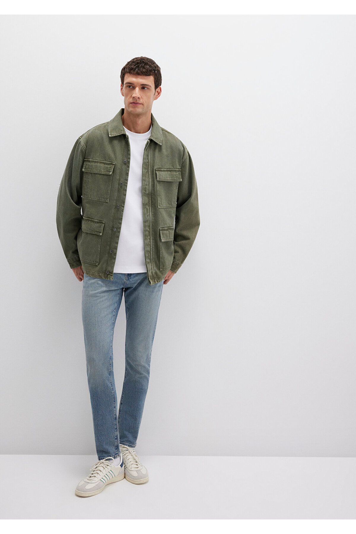 ماوی شلوار جین آبی نیلی مدل Hazy مدل James Classic Denim کد 0042489278