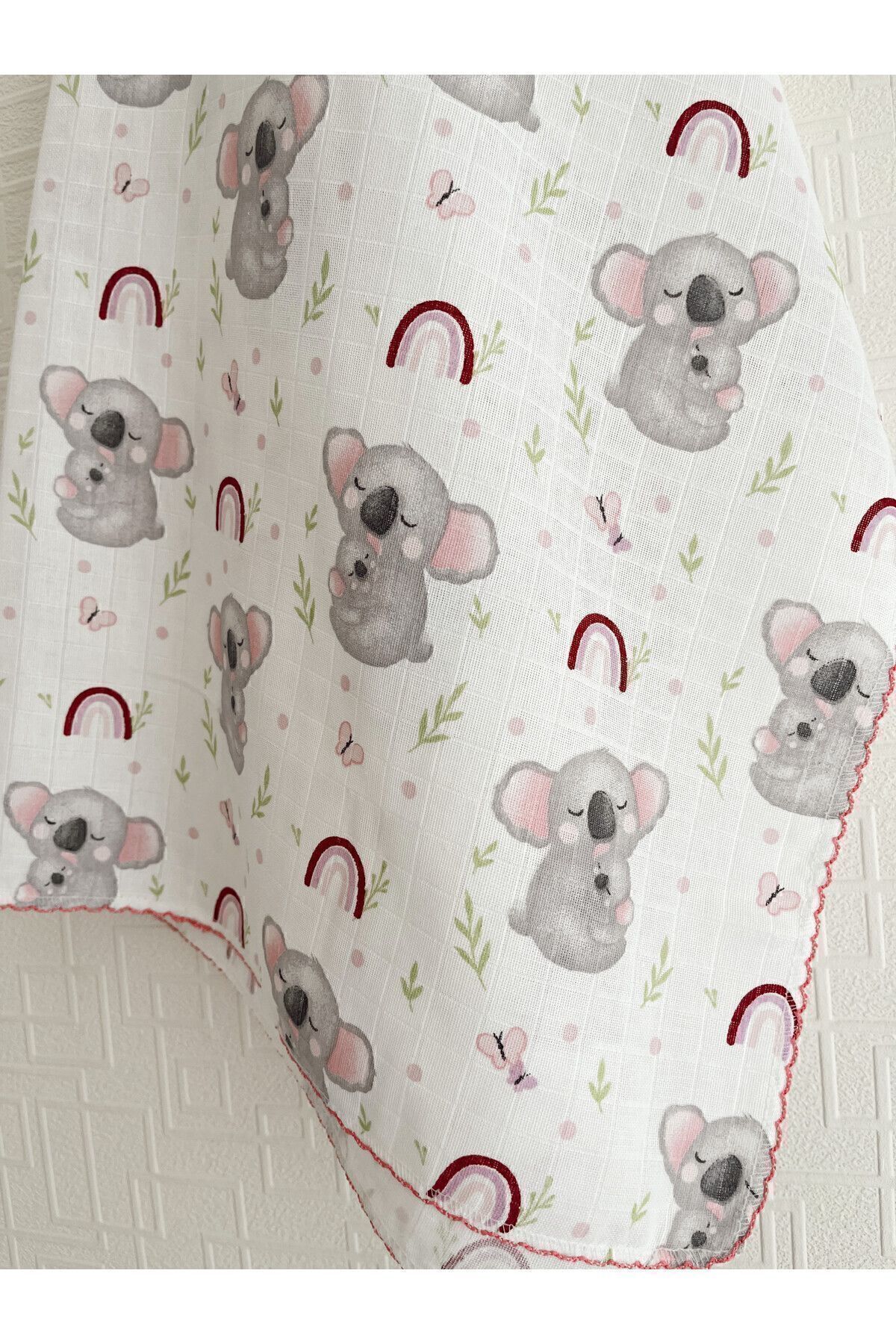 Cloudy Çok Amaçlı Müslin Örtü 18-koala 80x90 Cm, Yeni Doğan, Müslin Battaniye, Müslin Bez fotoğrafı 4 (önizleme)