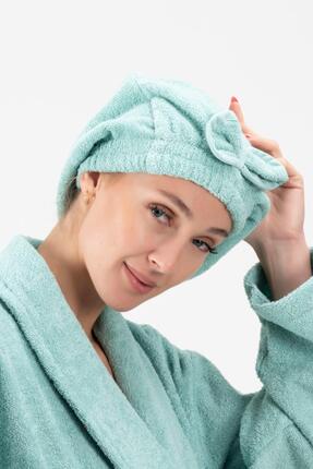 Ender Home CottonVerse Saç Kurulama Bonesi – %100 Pamuk , Fiyonklu