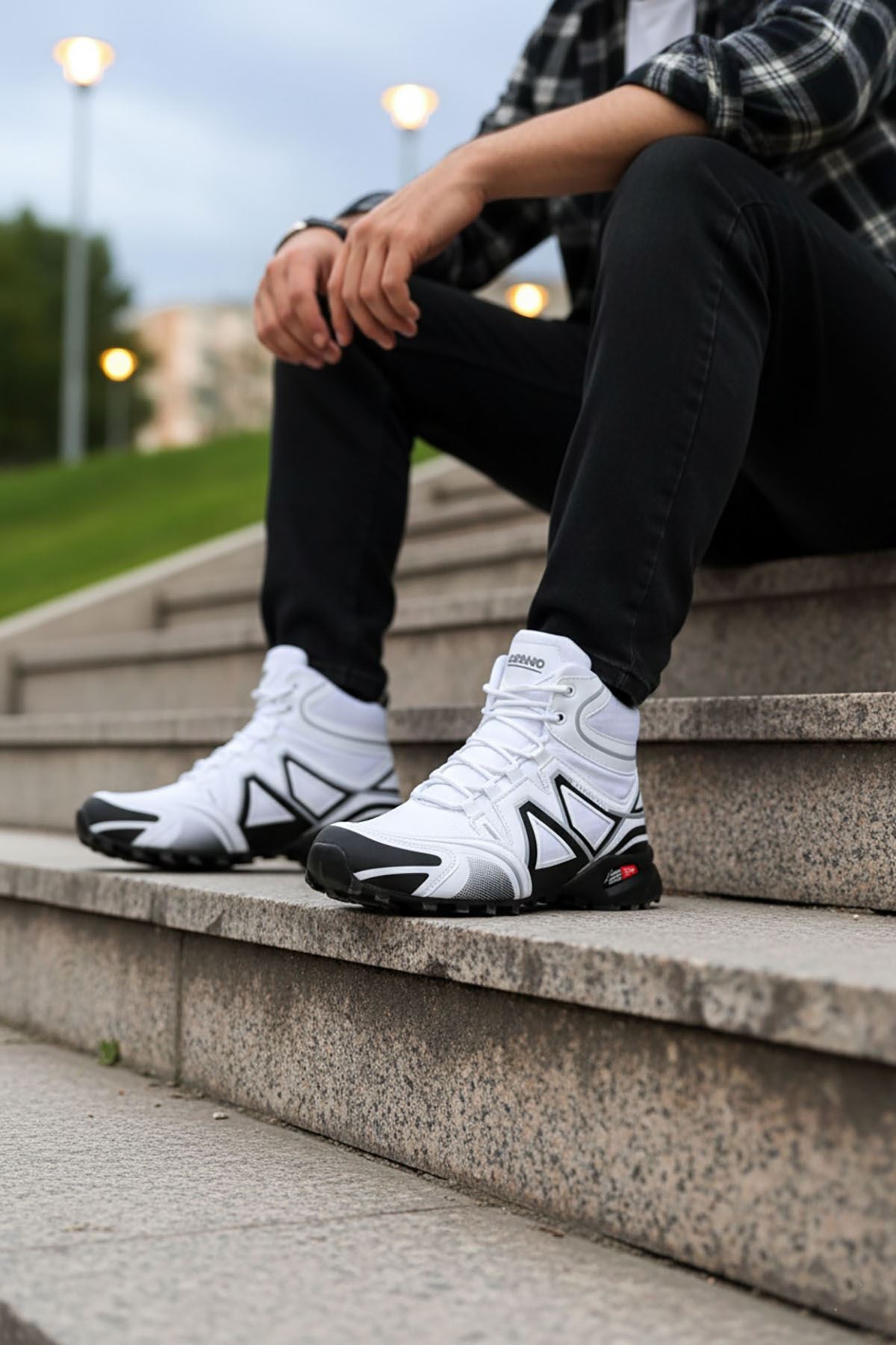 BIG KING  Beyaz Outdoor Trekking Erkek Bot - Görsel 4