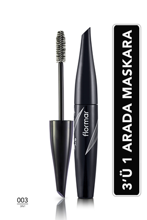 Flormar Hacim Veren 3 Etki 1 Arada Maskara (Siyah) - Spider Lash Mascara - 00...