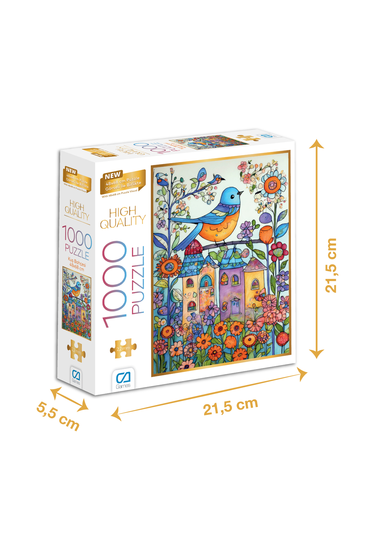 CA Games KUŞ BAHÇESİ PUZZLE 1000 PARÇA - Fiyatı, Yorumları