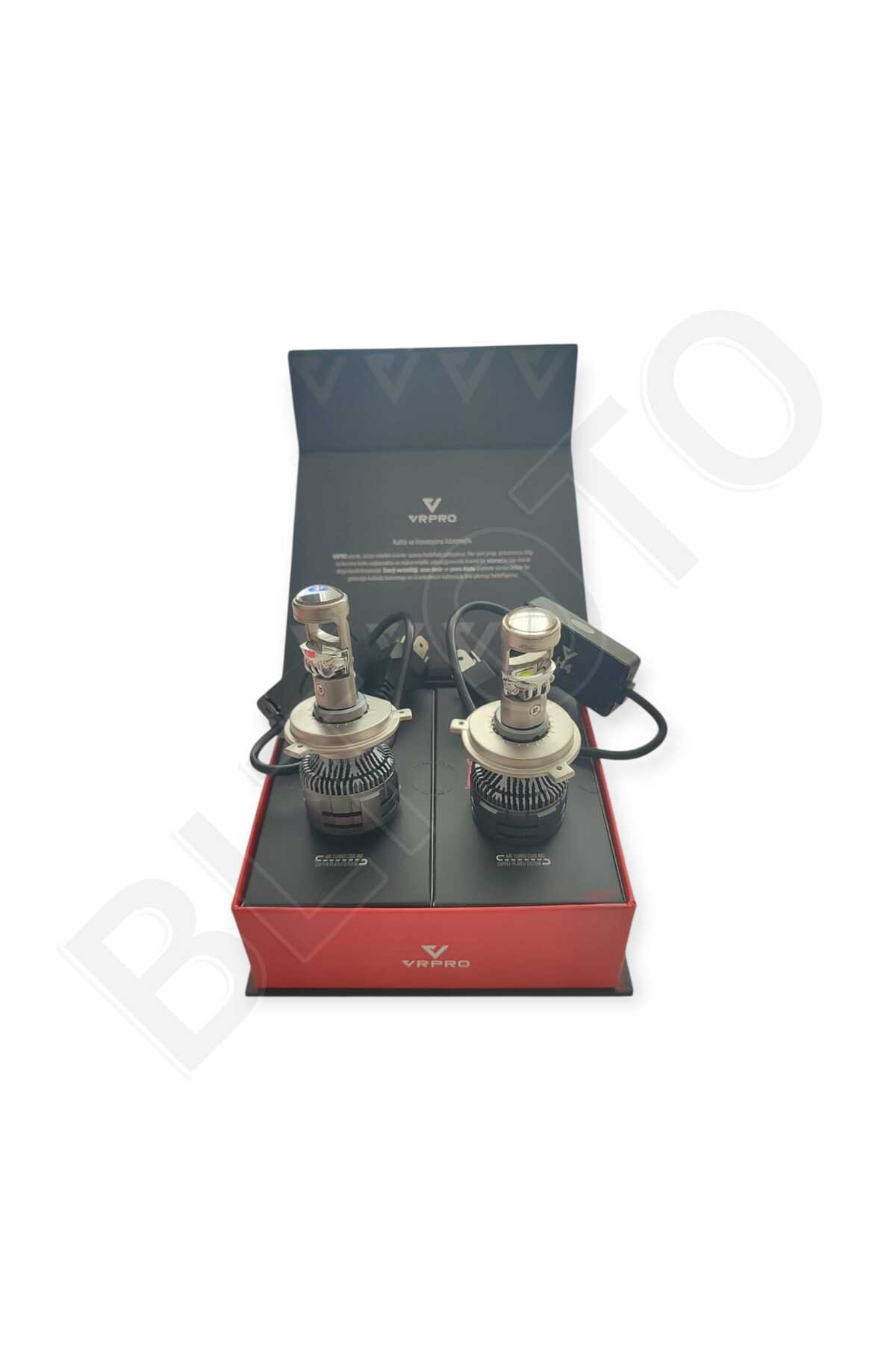 vr pro H4 MEGA MERCEKLİ LED XENON UFUK ÇİZGİLİ 20000 LÜMEN 75W