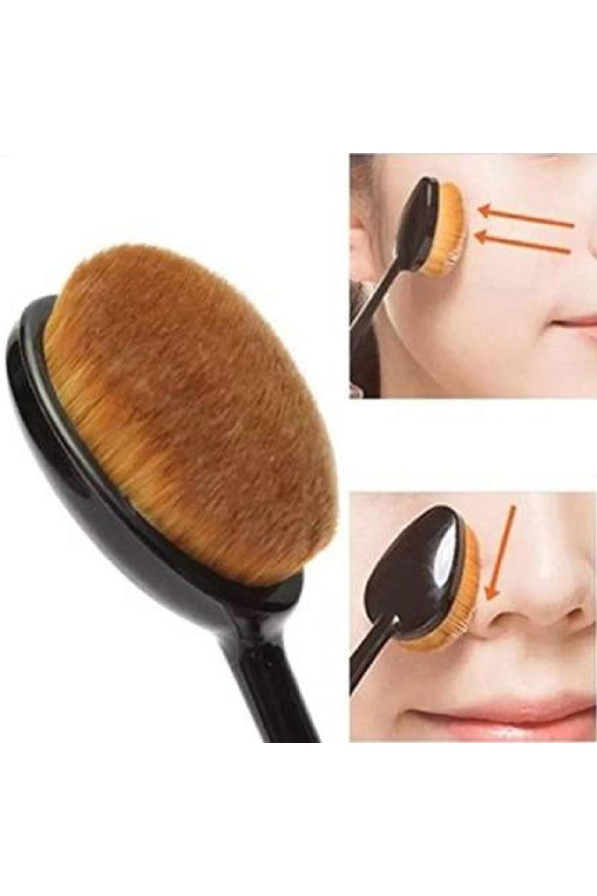 Oval Yumuşak Fondöten Fırçası 15 Cm — MIN104 — تصویر 4 از 5