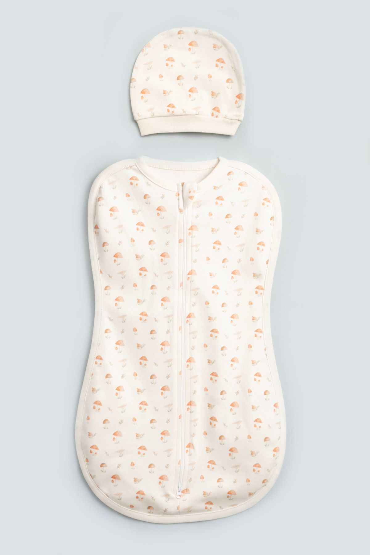 Vauva Bebek İçin %100 Pamuklu Uyku Tulumu Kundak Fermuarlı Yumuşak Penye Kumaş Nefes Alabilen Kumaş fotoğrafı 2 (önizleme)