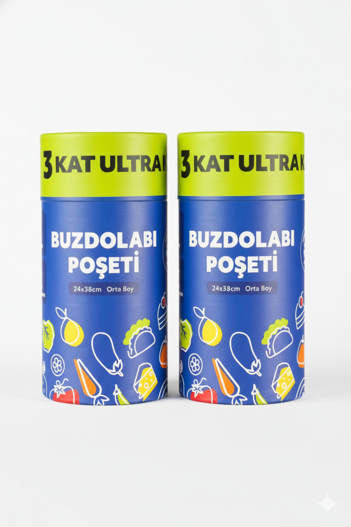 Satecs 2'li Paket Premium Buzdolabı Poşeti (Şeffaf) 140 Adet (2X70)