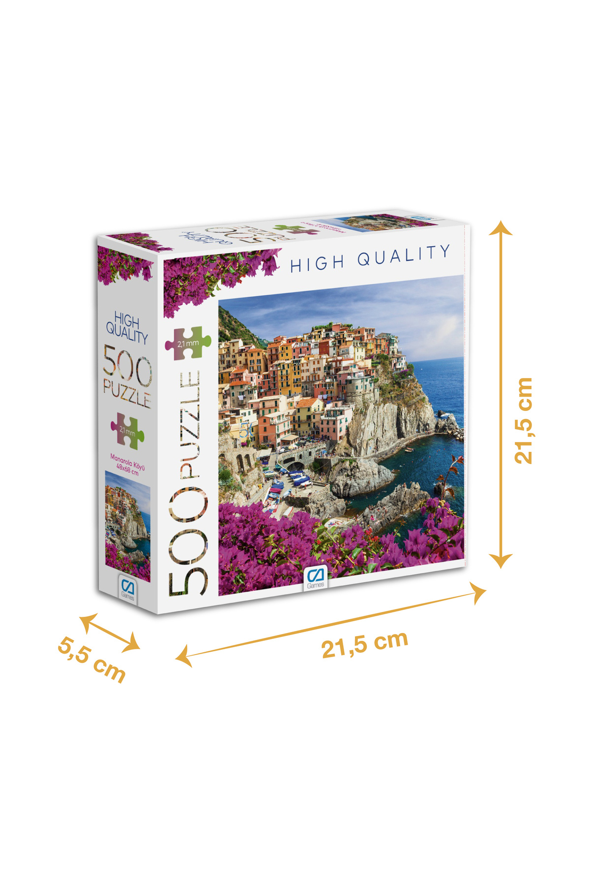 CA Games Manarola Köyü Puzzle 500 Ca500-7505 - Fiyatı, Yorumları