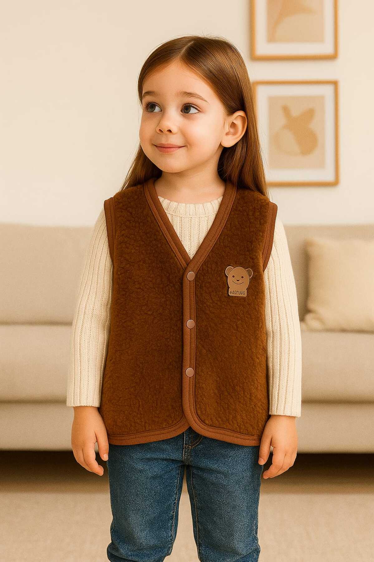 neocotton Welsoft Bebek Çocuk Çıtçıtlı Yelek fotoğrafı 3 (önizleme)