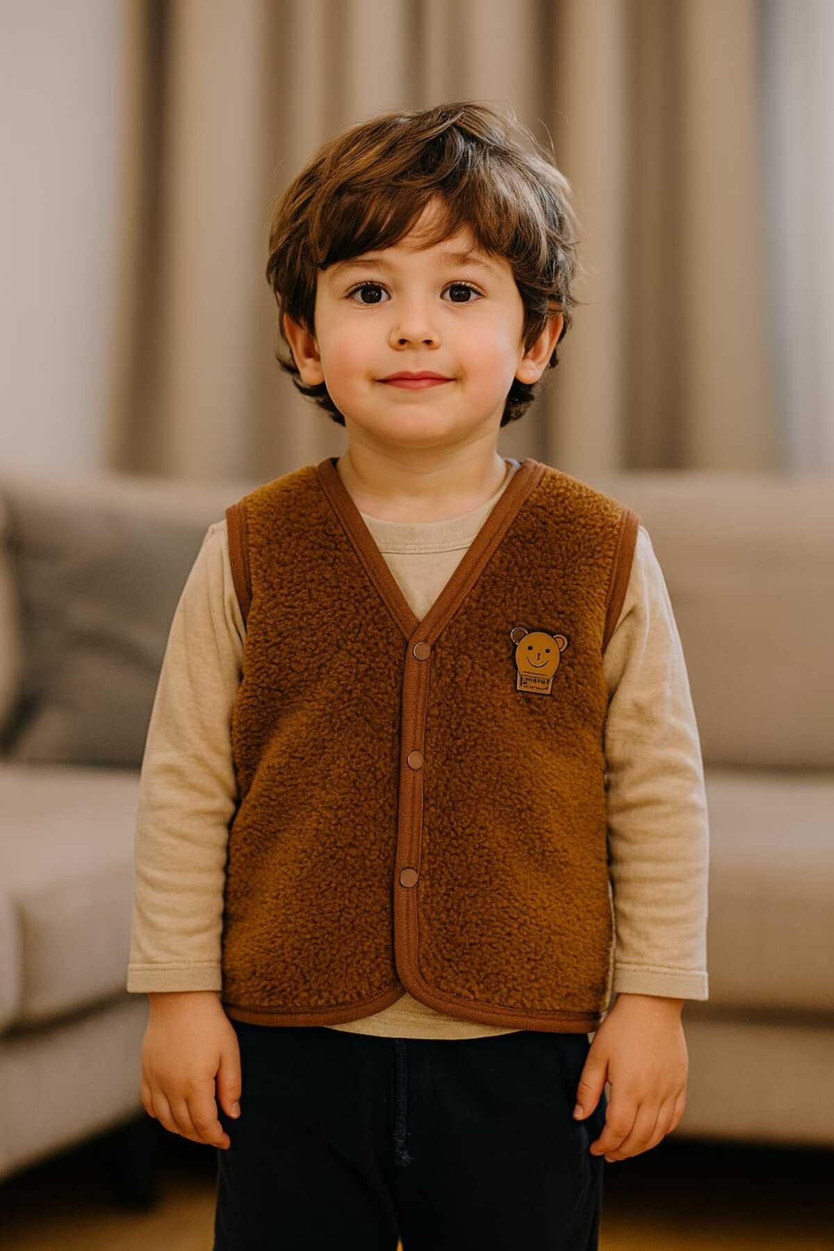 neocotton Welsoft Bebek Çocuk Çıtçıtlı Yelek fotoğrafı 2 (önizleme)