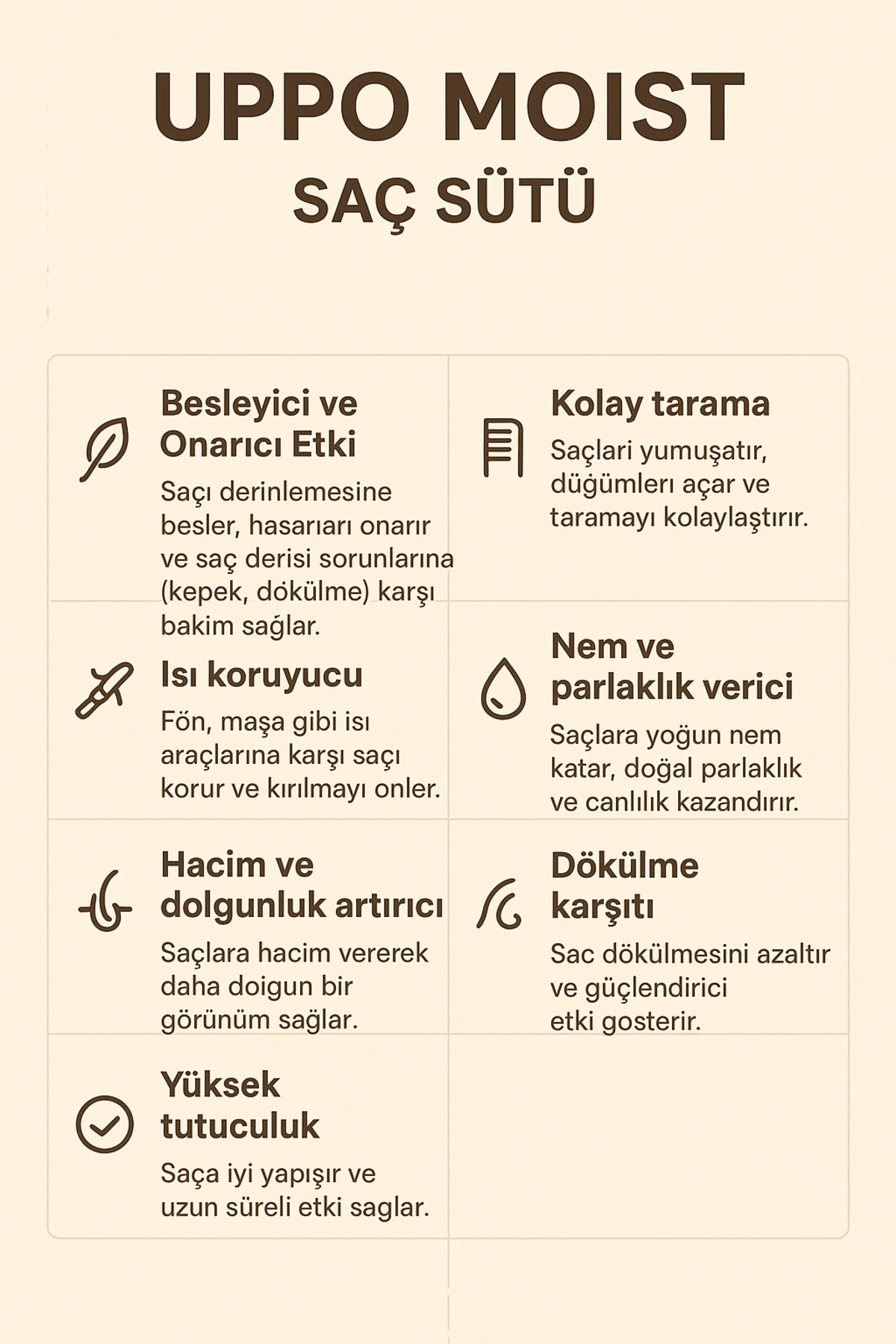 Saç Bakım Sütü Doğal Formül Besleyici biotin Keratin&kolajen Biberiye,at Kuyruğu Ve Argan Özü 200 ml — 0545641036319831983 — تصویر 5 از 9