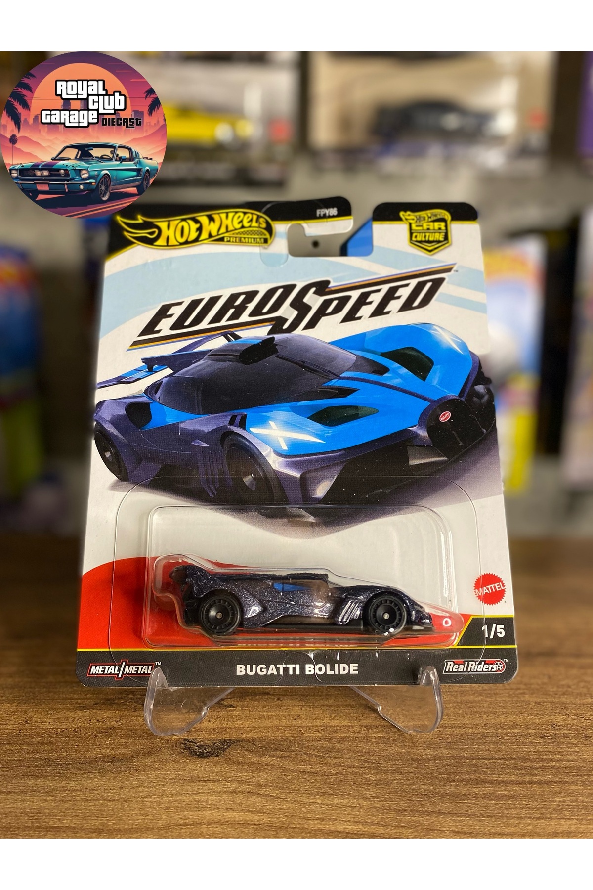 HOT WHEELS Bugatti Bolide- Eurospeed - Car Culture Premium - 1/64