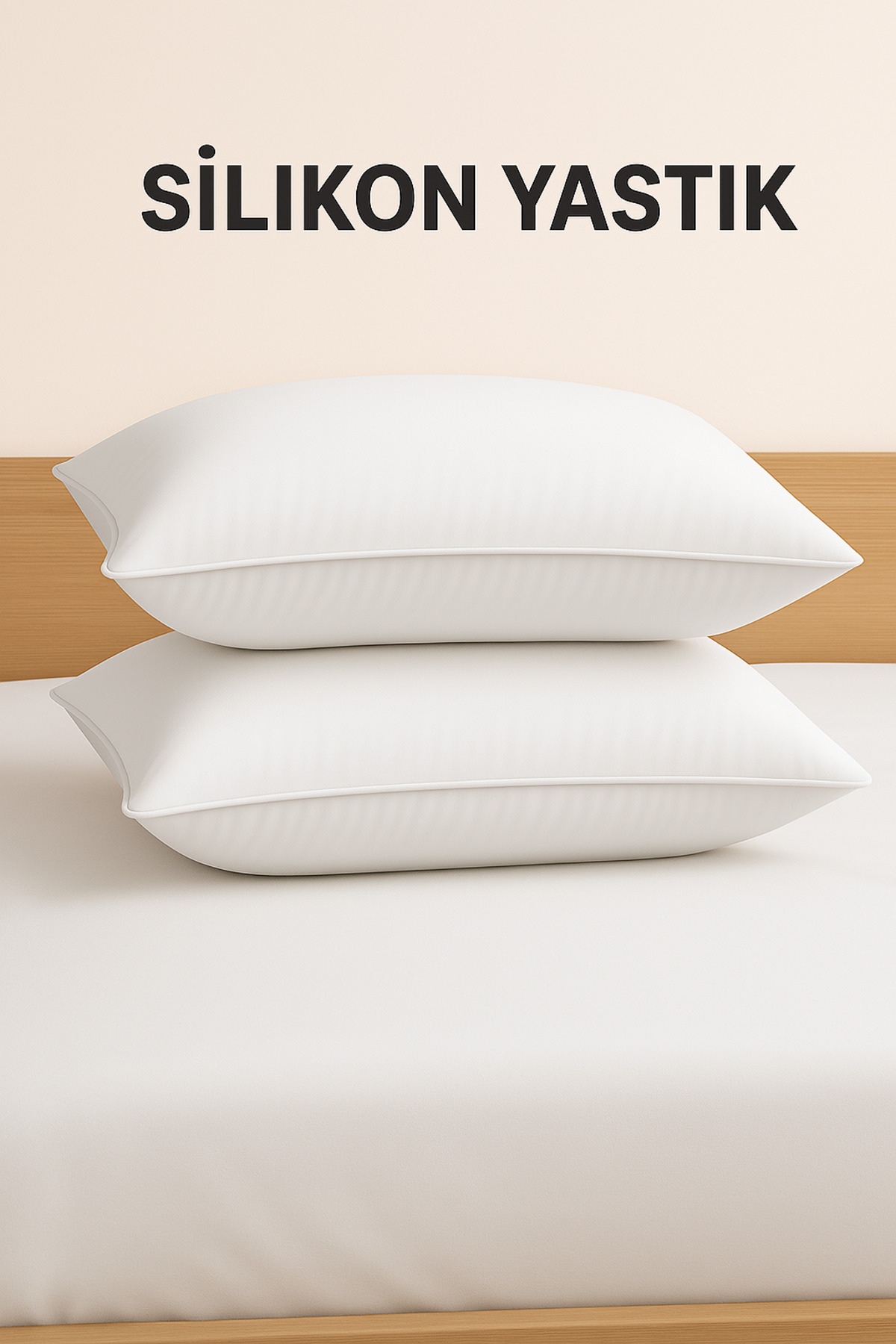 Bead Silicone Pillow 2 Pieces 50x70 Cm