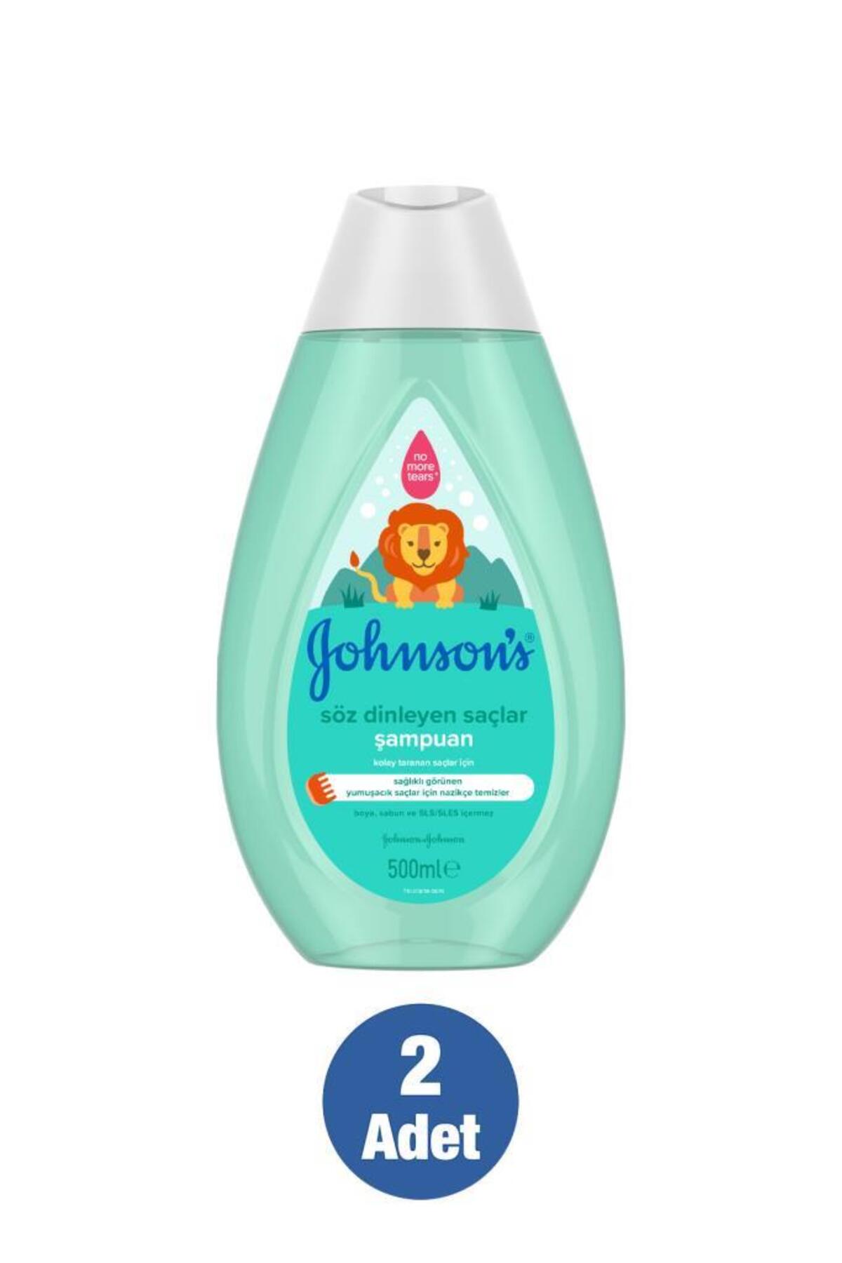 Johnson's Söz Dinleyen Saçlar Kremli Şampuan 500ml x2 fotoğrafı 2 (önizleme)